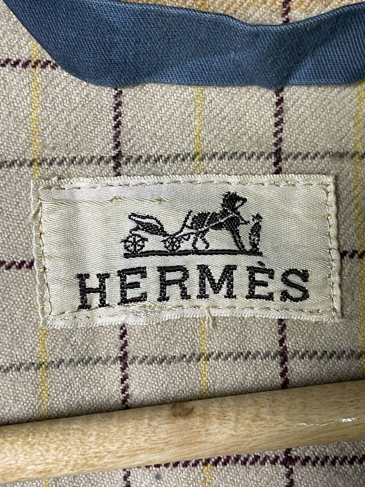 Hermes Vintage Hermes Waxed Cotton Jacket (52) Size US M / EU 48-50 / 2 - 11 Thumbnail