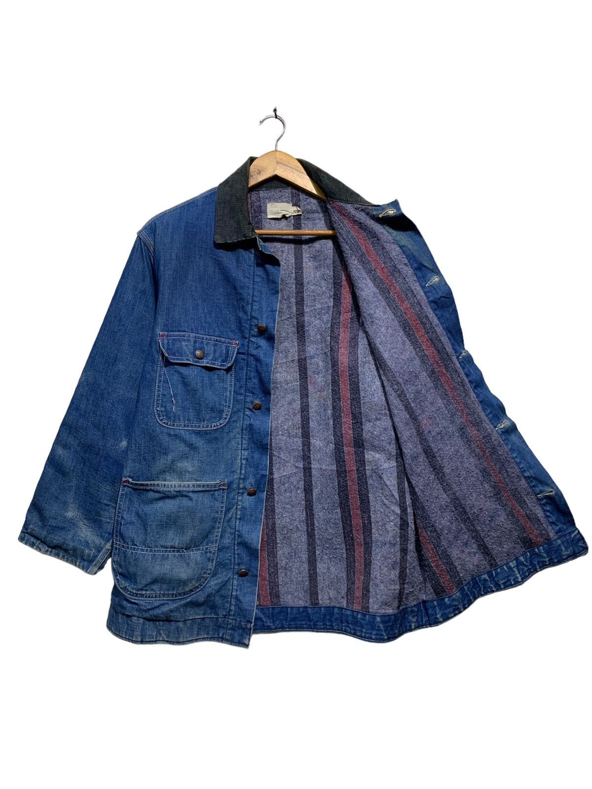 🔥VTG SEARS DENIM CHORE JACKETS