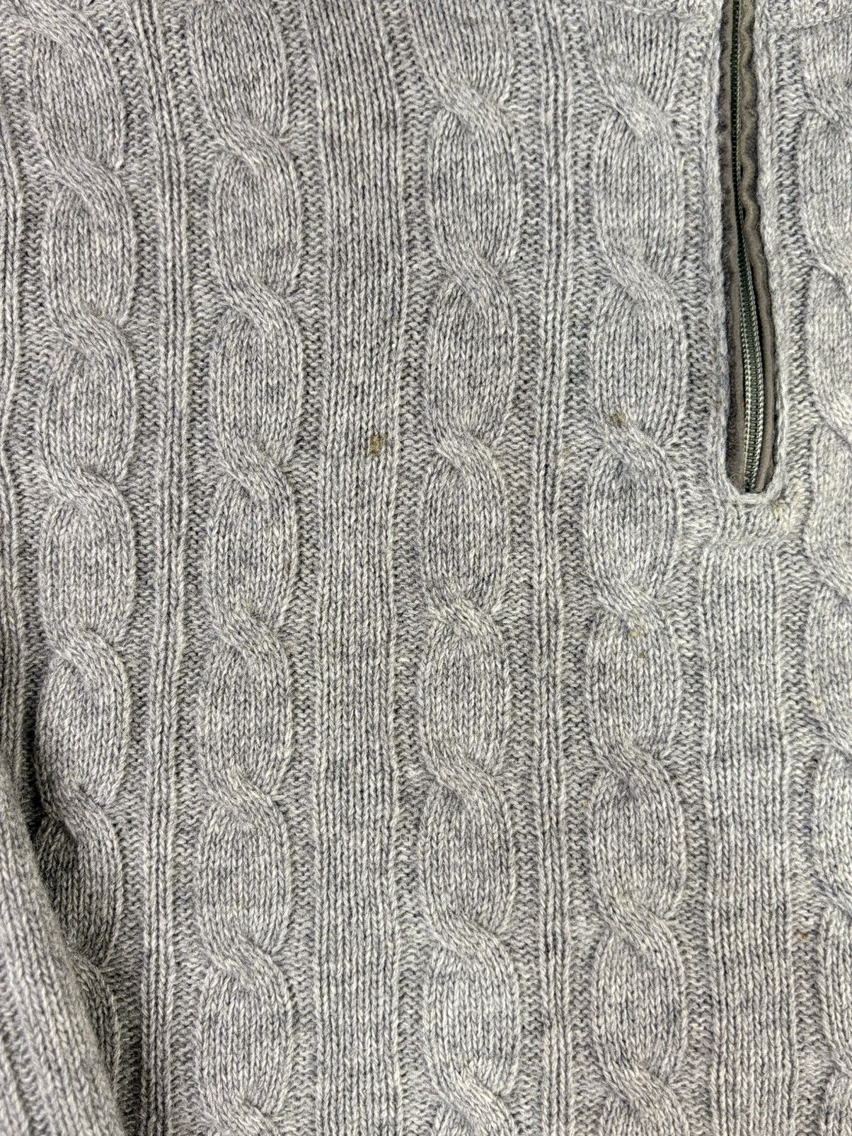 Vintage Vintage Wool Quarter Zip Cable Knit Sweater | $20 Size US XL / EU 56 / 4 - 3 Thumbnail