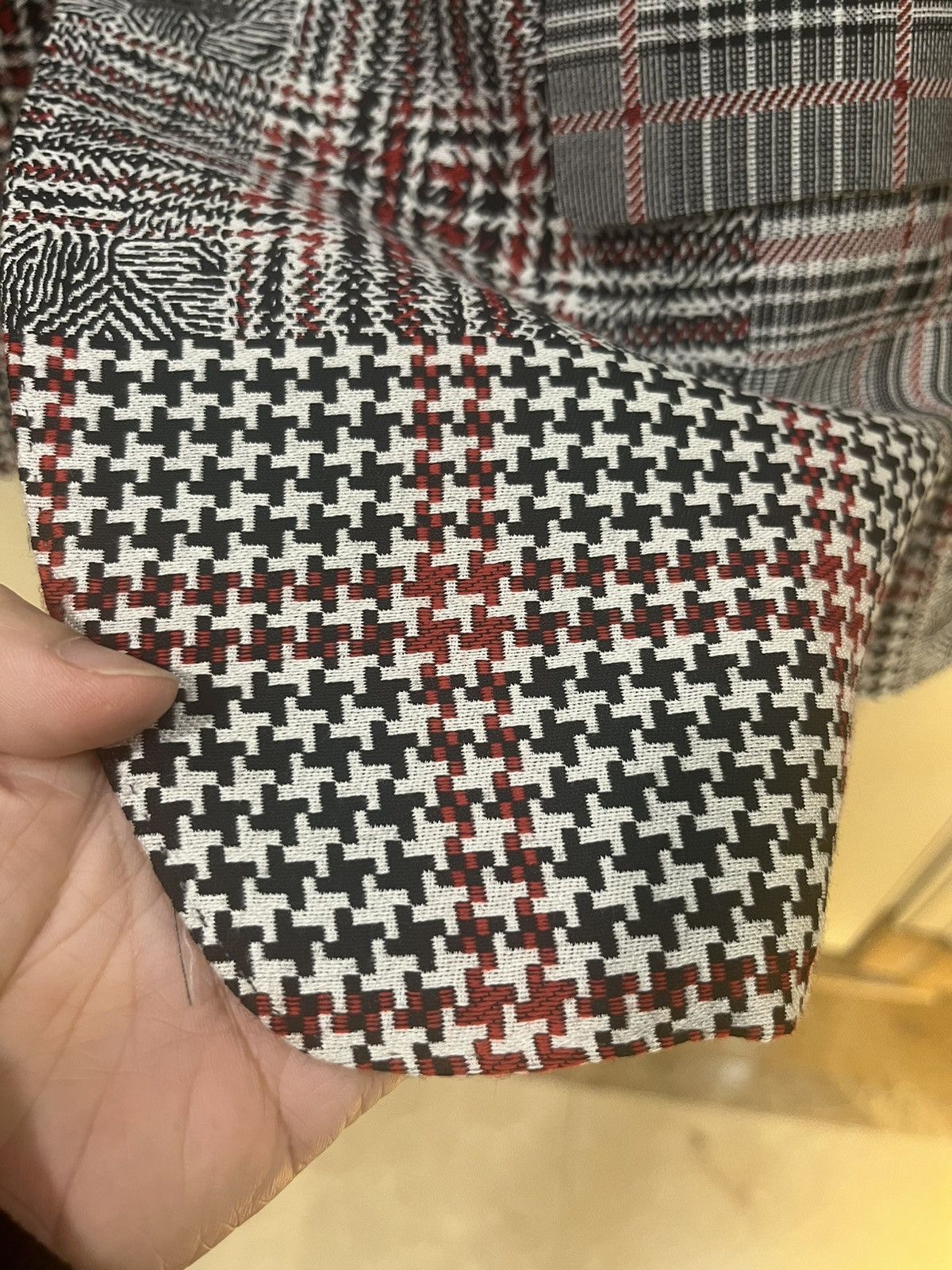 Alexander McQueen Prince of Wales patchwork blazer size46 Size 46R - 16 Thumbnail