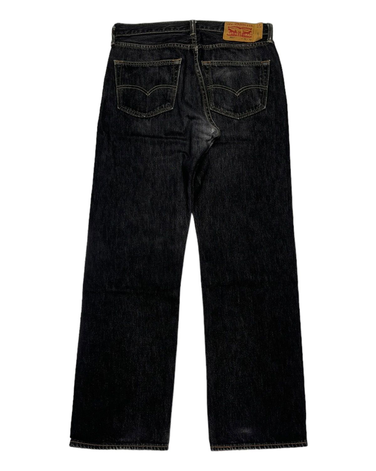 Levi's VINTAGE LEVIS 501 BLACK DISTRESSED DENIM JEANS Size US 31 - 5 Thumbnail