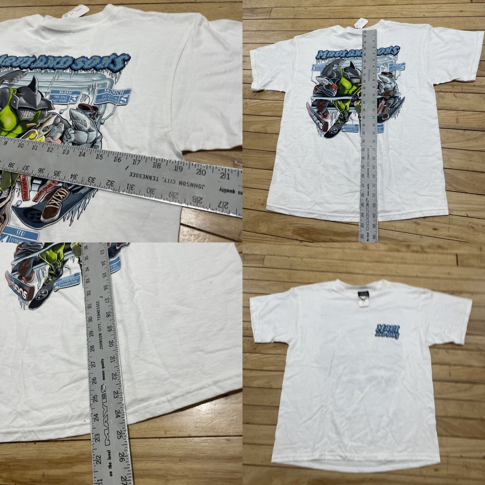Logo 7 Maui and Sons T Shirt Men M Sharkman Logo Boys NEW Size US L / EU 52-54 / 3 - 9 Thumbnail