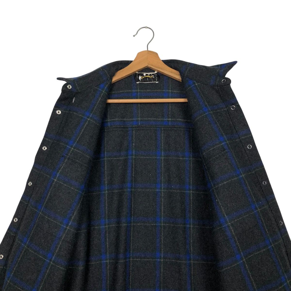 Japanese Brand × Vintage 📌Vintage Chore Worker Flannel Jacket Tartan Issey Miyake Size US M / EU 48-50 / 2 - 15 Thumbnail