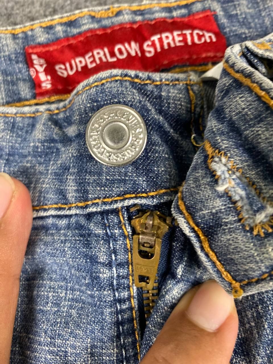Levi's vintage levis 518 superlow stretch bootcut flare denim Size 32" / US 10 / IT 46 - 12 Thumbnail