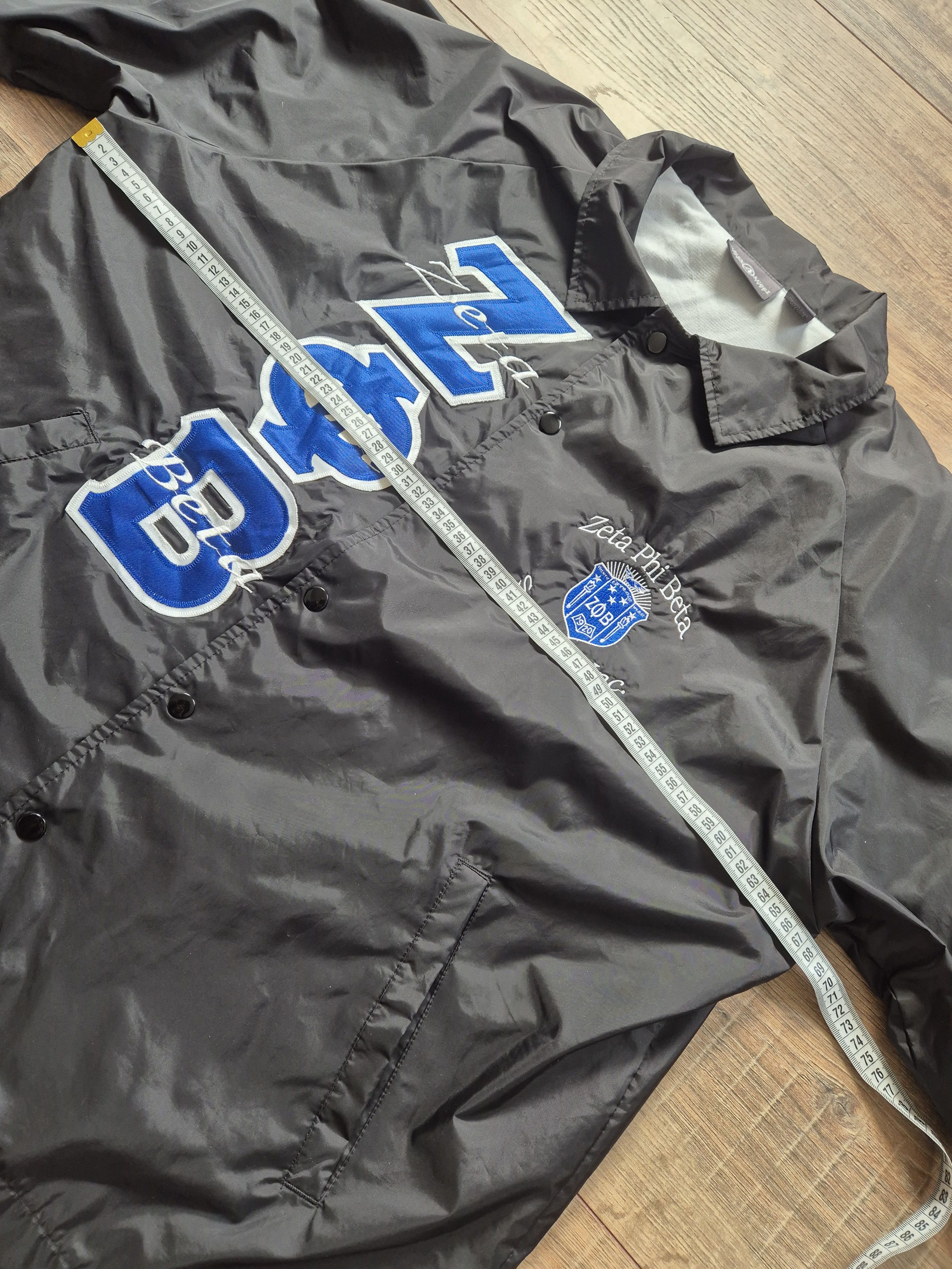 Auburn Sportswear Zeta Phi Beta coach jacket varsity usa Size US XL / EU 56 / 4 - 7 Thumbnail