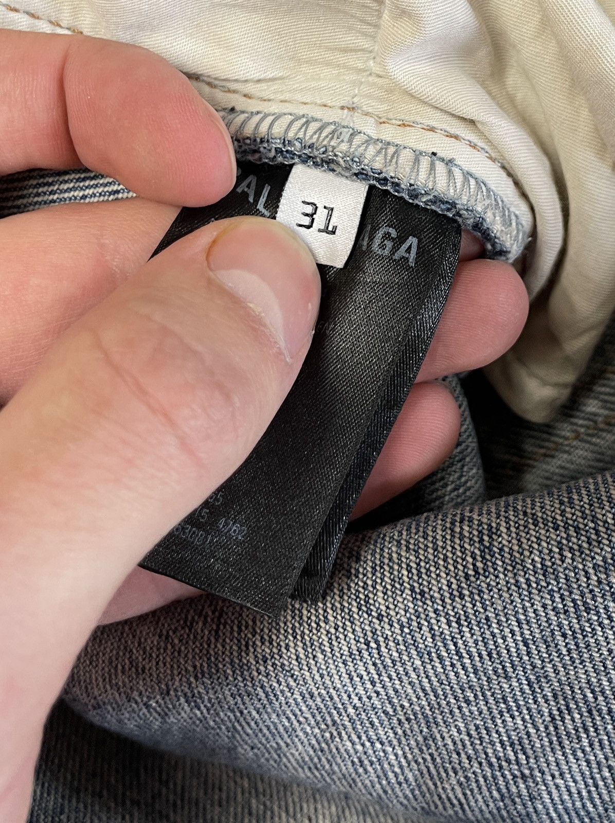 Balenciaga Balenciaga Oversized Logo Jeans Size US 31 - 5 Thumbnail