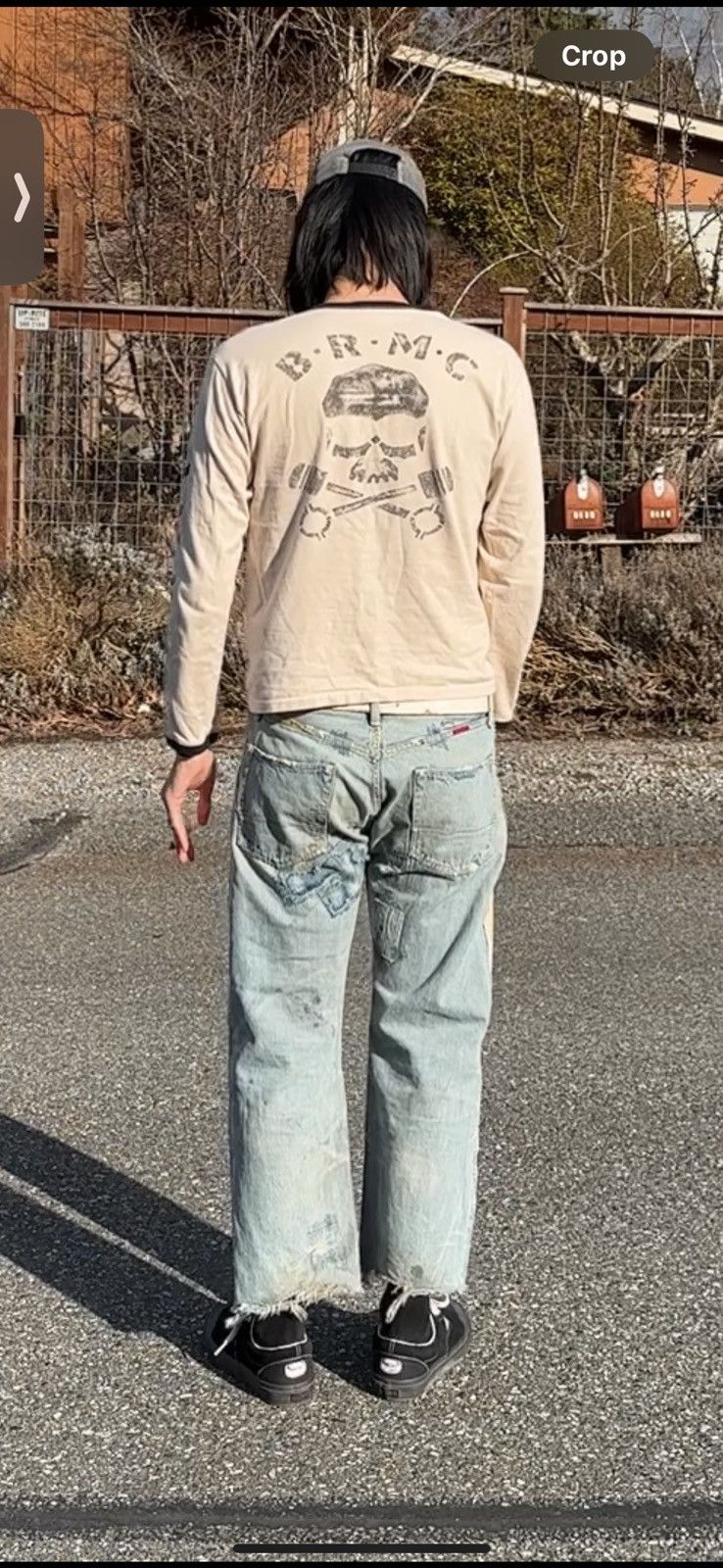 Kapital Kountry Boro Patchwork Denim Track pant Remake Size US 35 - 24 Thumbnail