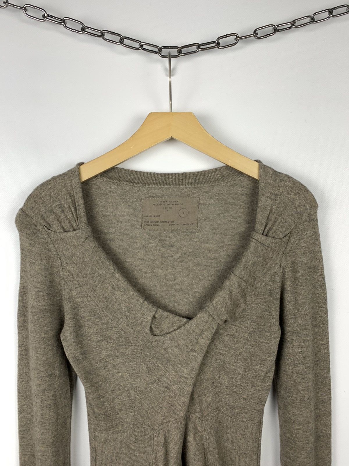 Allsaints Allsaints Cotton Wool Symphony Knit Dress Size 8 Size S / US 4 / IT 40 - 2 Thumbnail