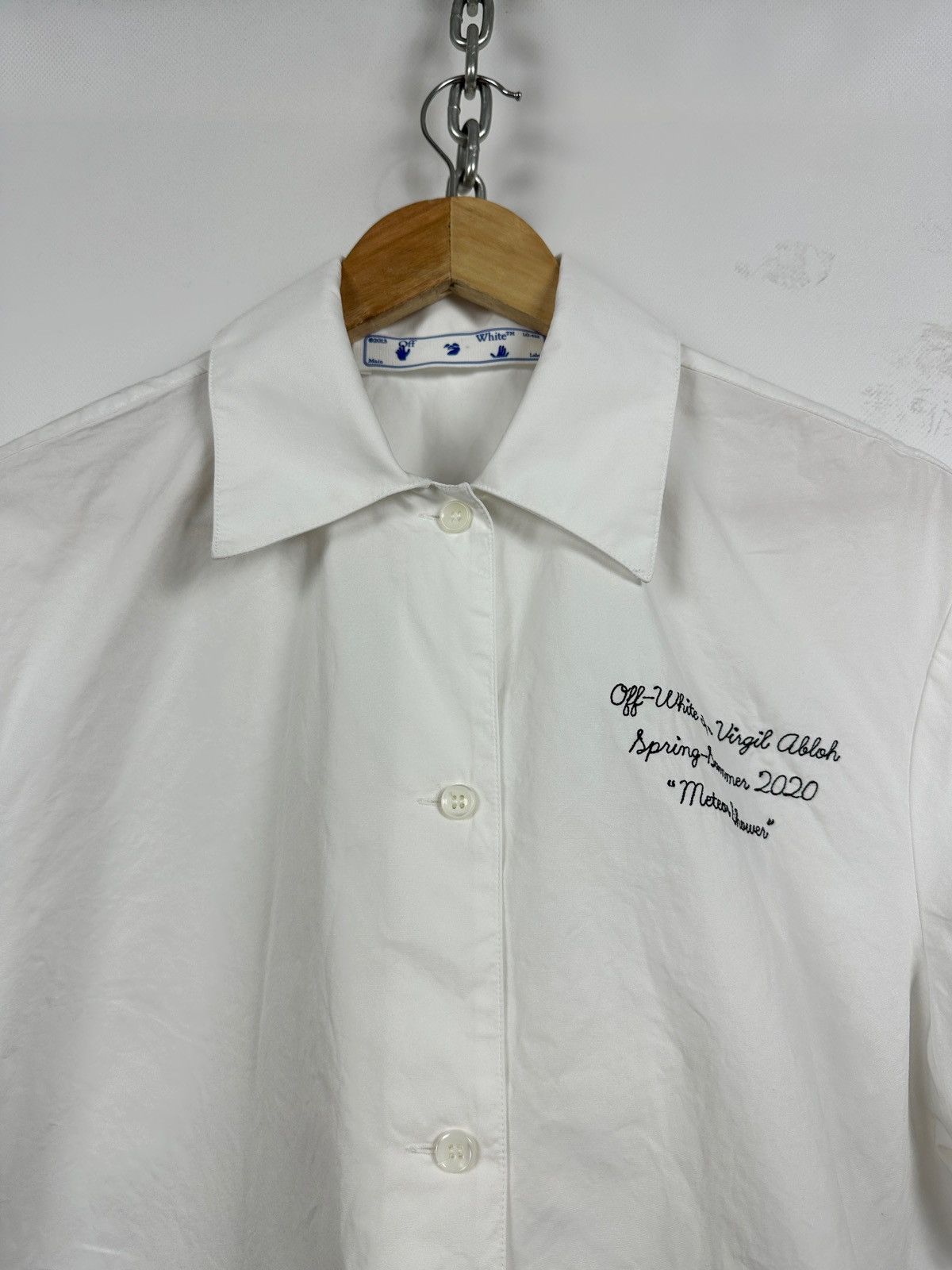 Off-White Off-White Popel Bowling Button Up Short Sleeve Shirt Size S / US 4 / IT 40 - 7 Thumbnail