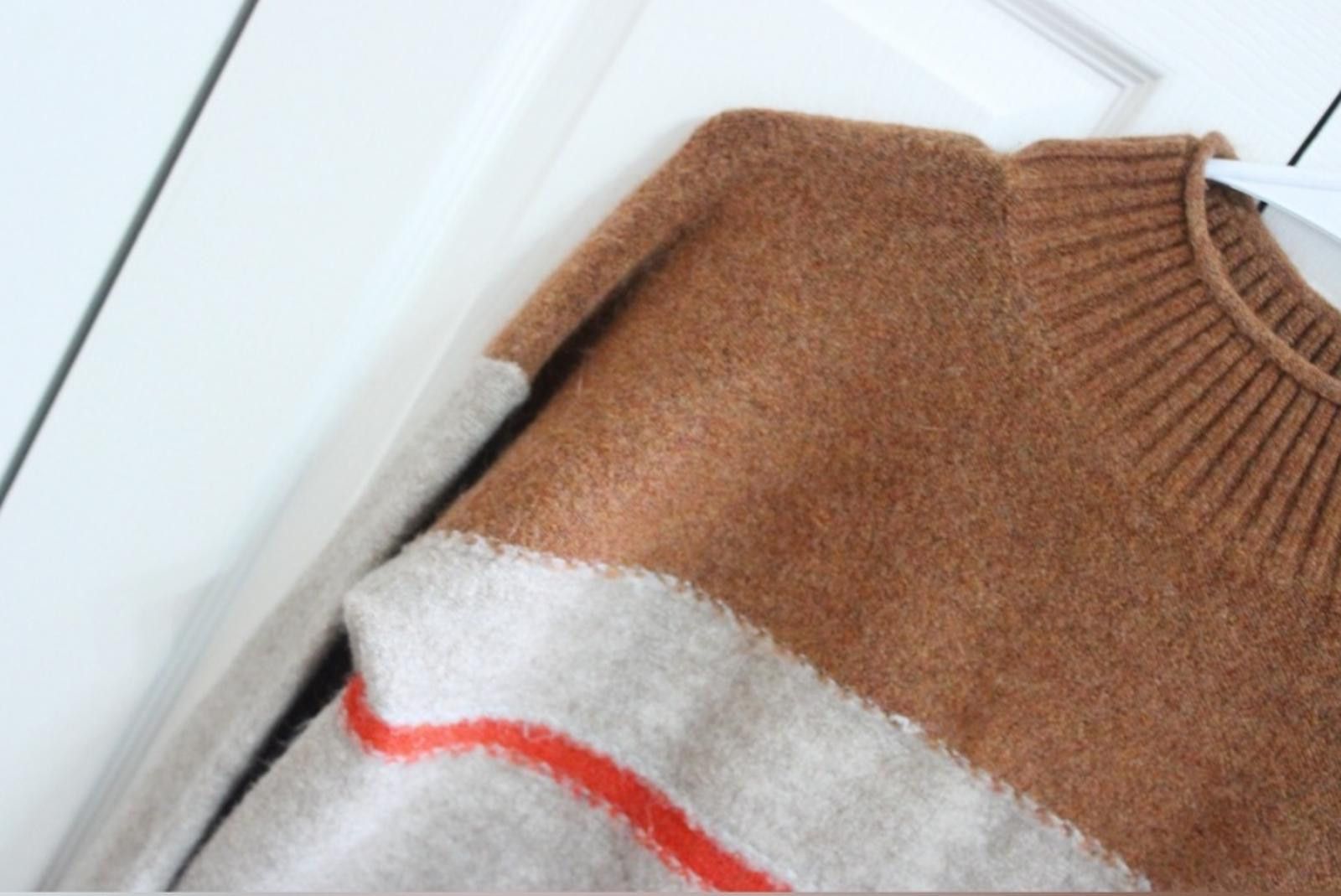 Other Universal Thread Colorblock Knit Sweater Ribbed Mock Neck S Size S / US 4 / IT 40 - 3 Thumbnail