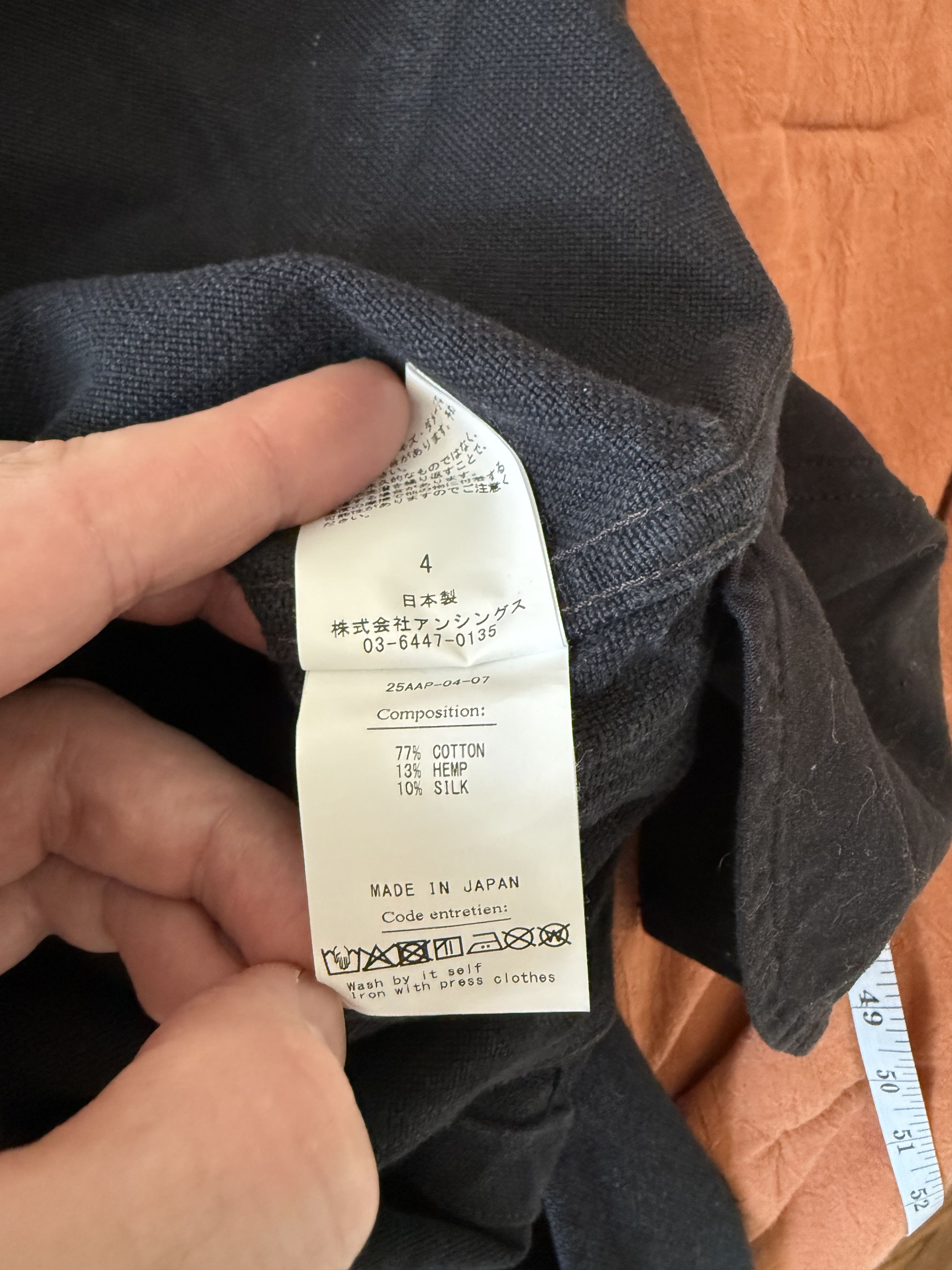 A.PRESSE Vintage Silk/Hemp Double Knee Pant Size US 36 / EU 52 - 3 Thumbnail