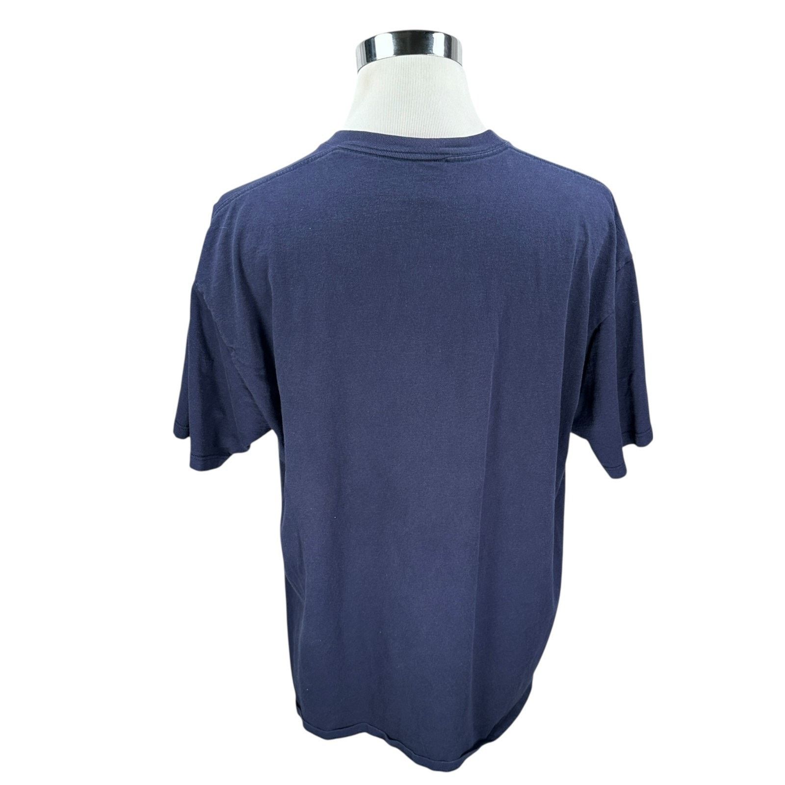 Jerzees Molson Answer The Call Wolf T-Shirt Men 2X Blue Short Sleeve Size US XXL / EU 58 / 5 - 5 Thumbnail