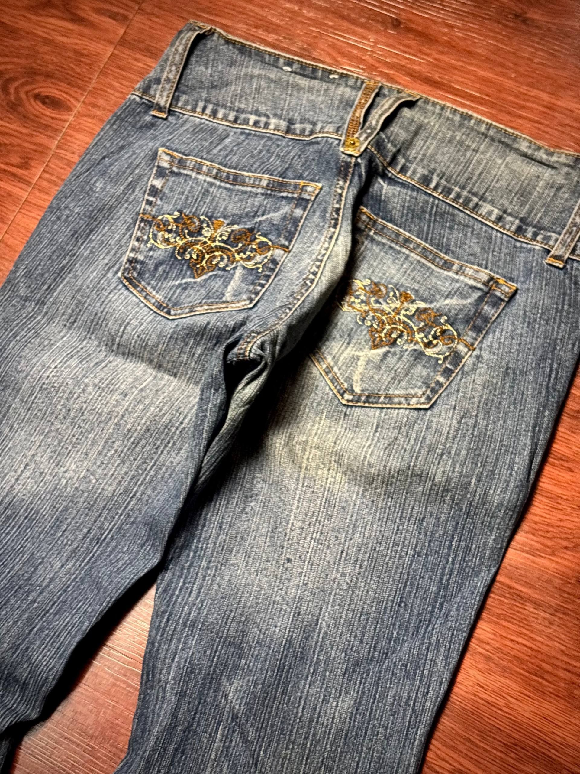 If Six Was Nine Vintage Y2K Leii Chelsea Low-rise Flare Pocket Pants Size 30" / US 8 / IT 44 - 6 Thumbnail