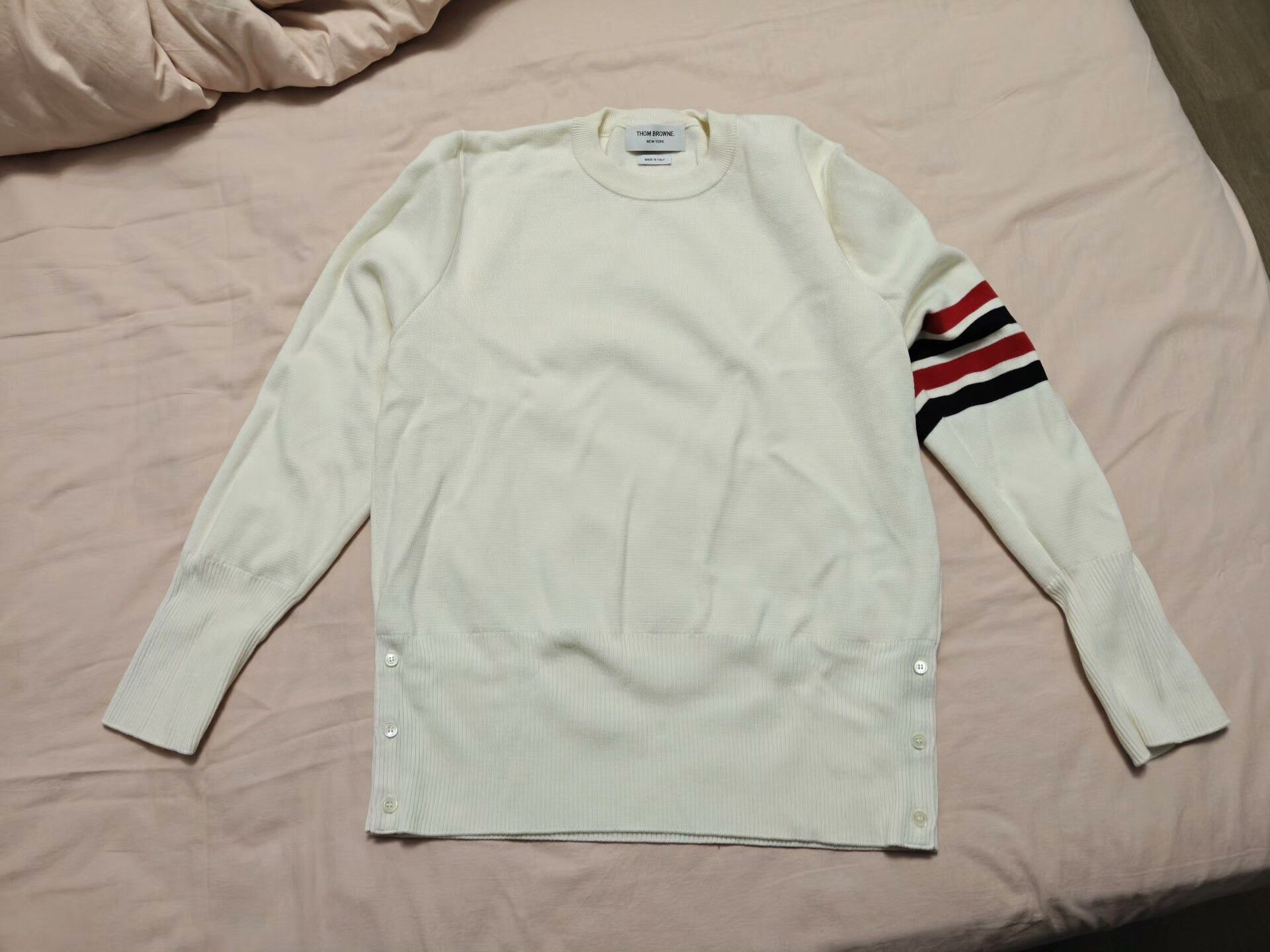 Thom Browne thom browne wool sweater with stripes Size US M / EU 48-50 / 2 - 5 Thumbnail