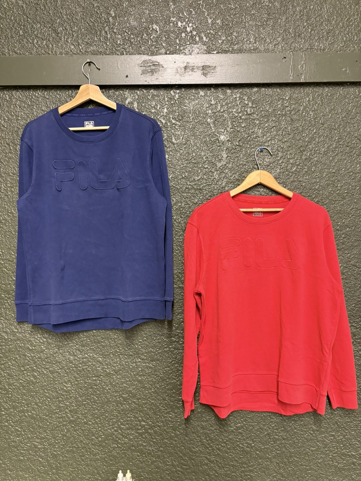 Fila Red Fila Crewneck Size US XL / EU 56 / 4 - 3 Thumbnail