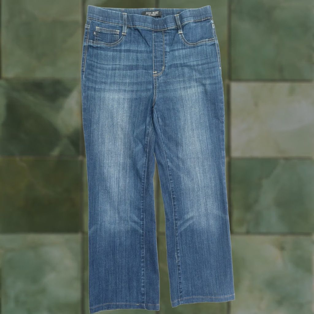 Vintage Judy Blue Slim Fit Boot Cut Jeans Womens 13/31 Blue High-Rise Stretch Denim Jeans Size 24" / US 00 / IT 34 - 1 Thumbnail