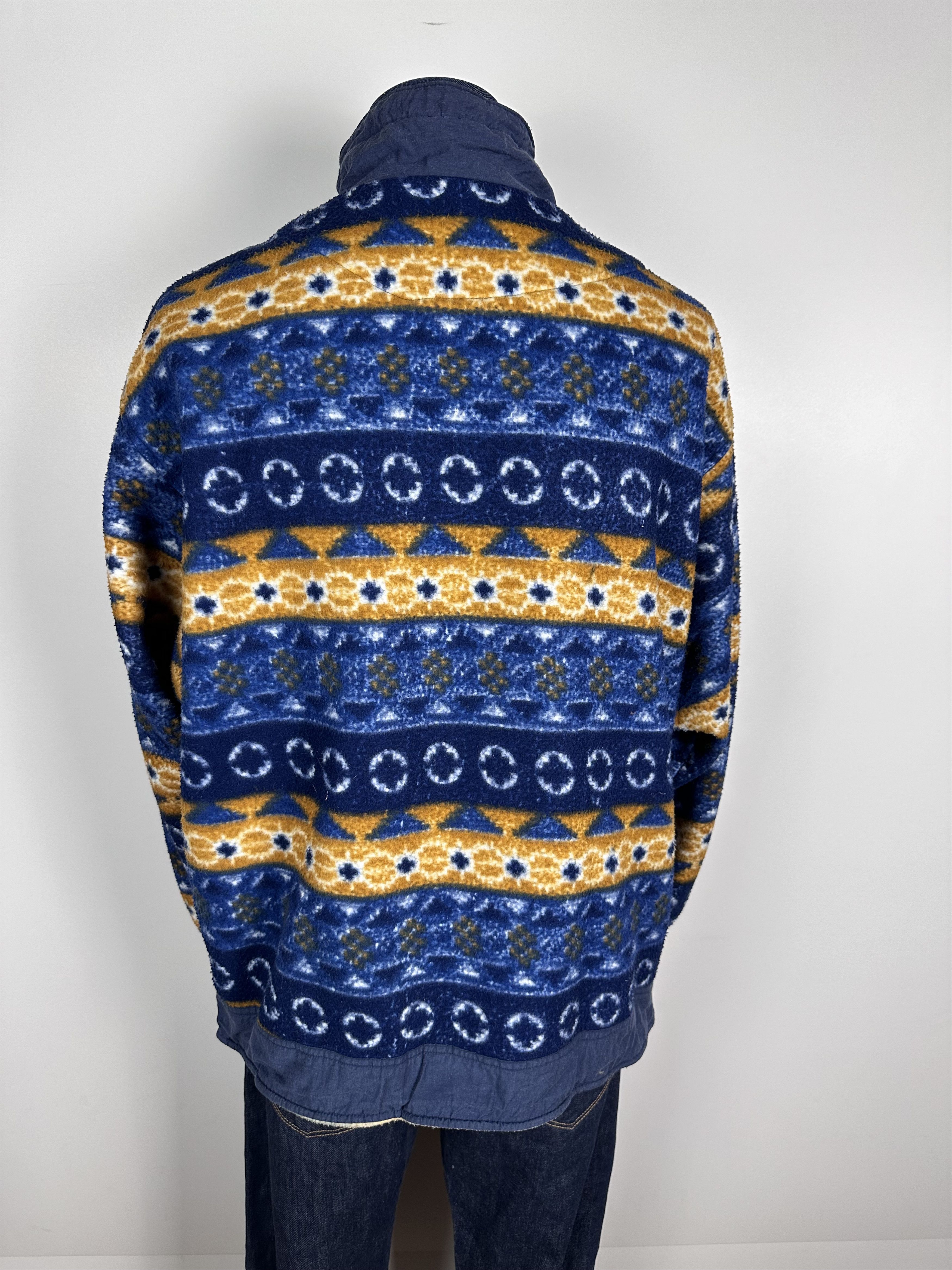 Vintage vintage FLEECE Jacket sweater 1/4 Zip Size XL 90s jumper Size US XL / EU 56 / 4 - 6 Thumbnail