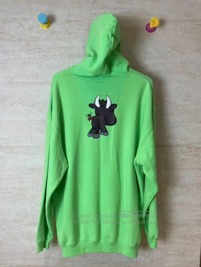 Balenciaga Balenciaga Green Calf Limited Hoodie Size US XS / EU 42 / 0 - 3 Thumbnail