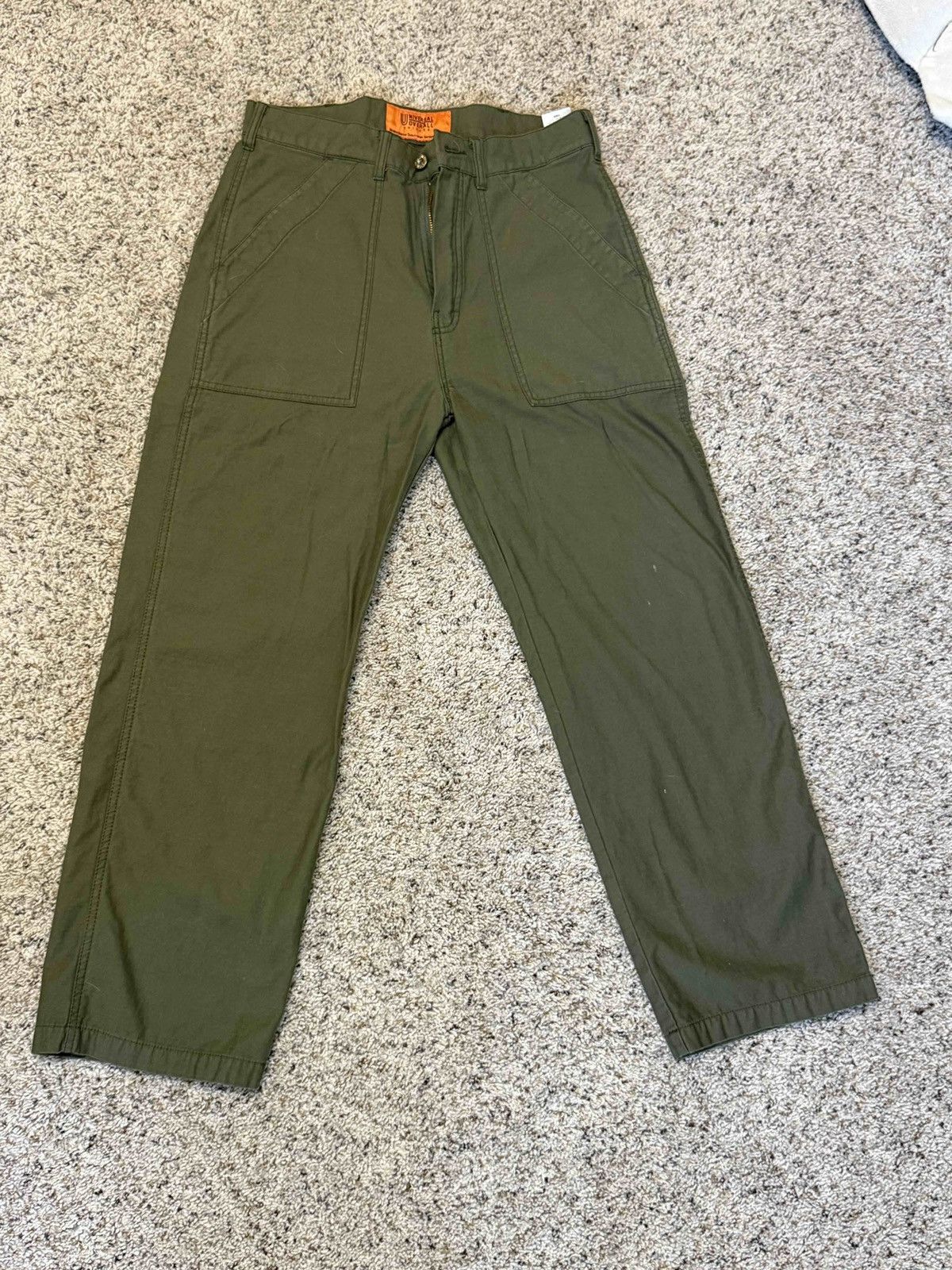 Universal Overall Fatigue Pants Back Sateen 28 Vintage Look