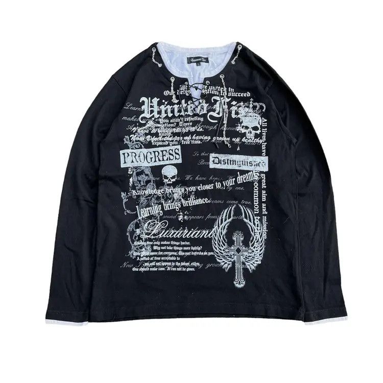 KMRii Y2K Beaumont Carr Poem Punk Ifsixwasnine Long Sleeve Size US L / EU 52-54 / 3 - 1 Thumbnail