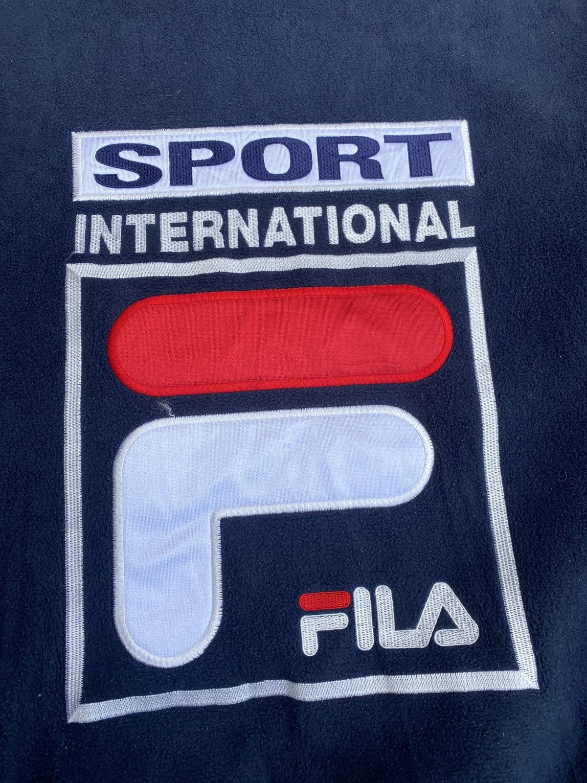 Fila 23”x27” ❗️Vintage 90s Fila Sport Embroidery Logo Sweatshirt Size US M / EU 48-50 / 2 - 3 Thumbnail