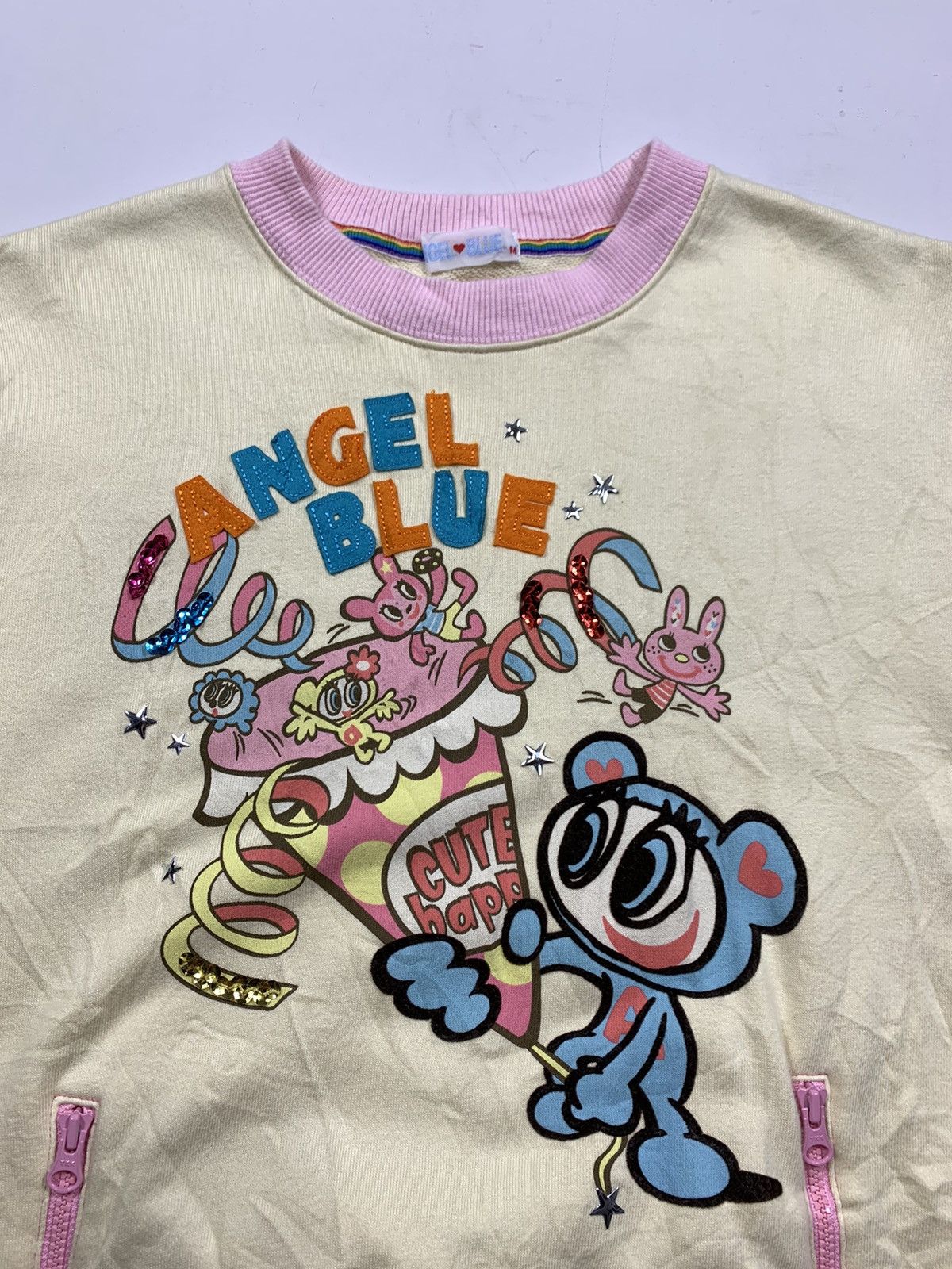 Hysteric Glamour 90’s Angel Blue Sweatshirts Size US M / EU 48-50 / 2 - 3 Thumbnail