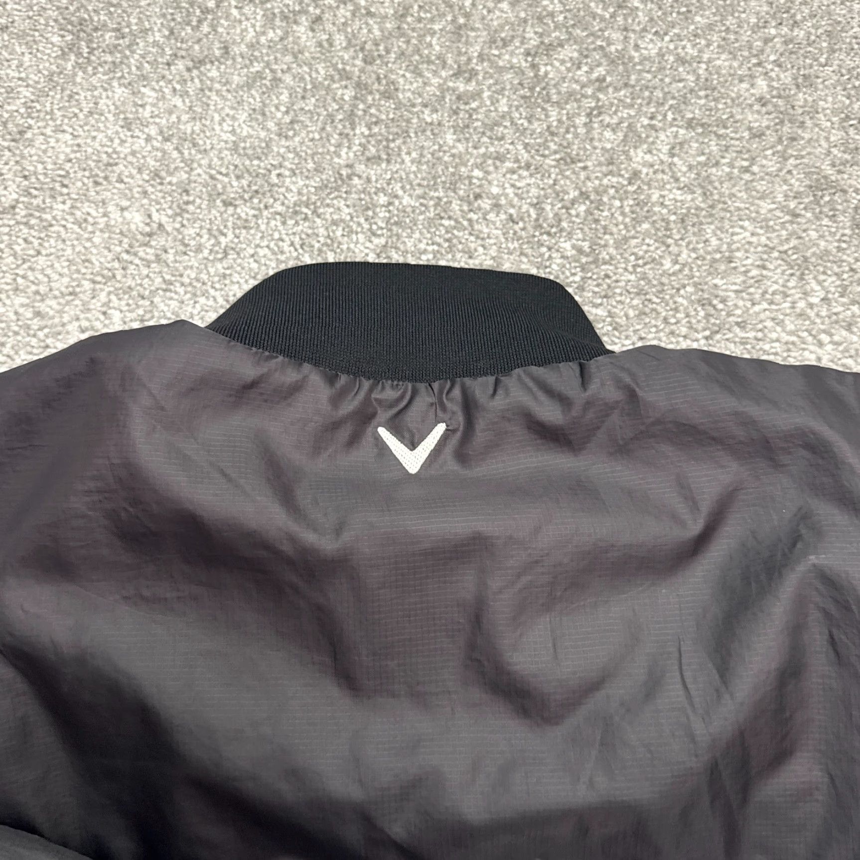 Callaway Callaway Golf Warmsport Windbreaker Bomber Jacket Mens Medium Black Full Zip Size US M / EU 48-50 / 2 - 6 Thumbnail