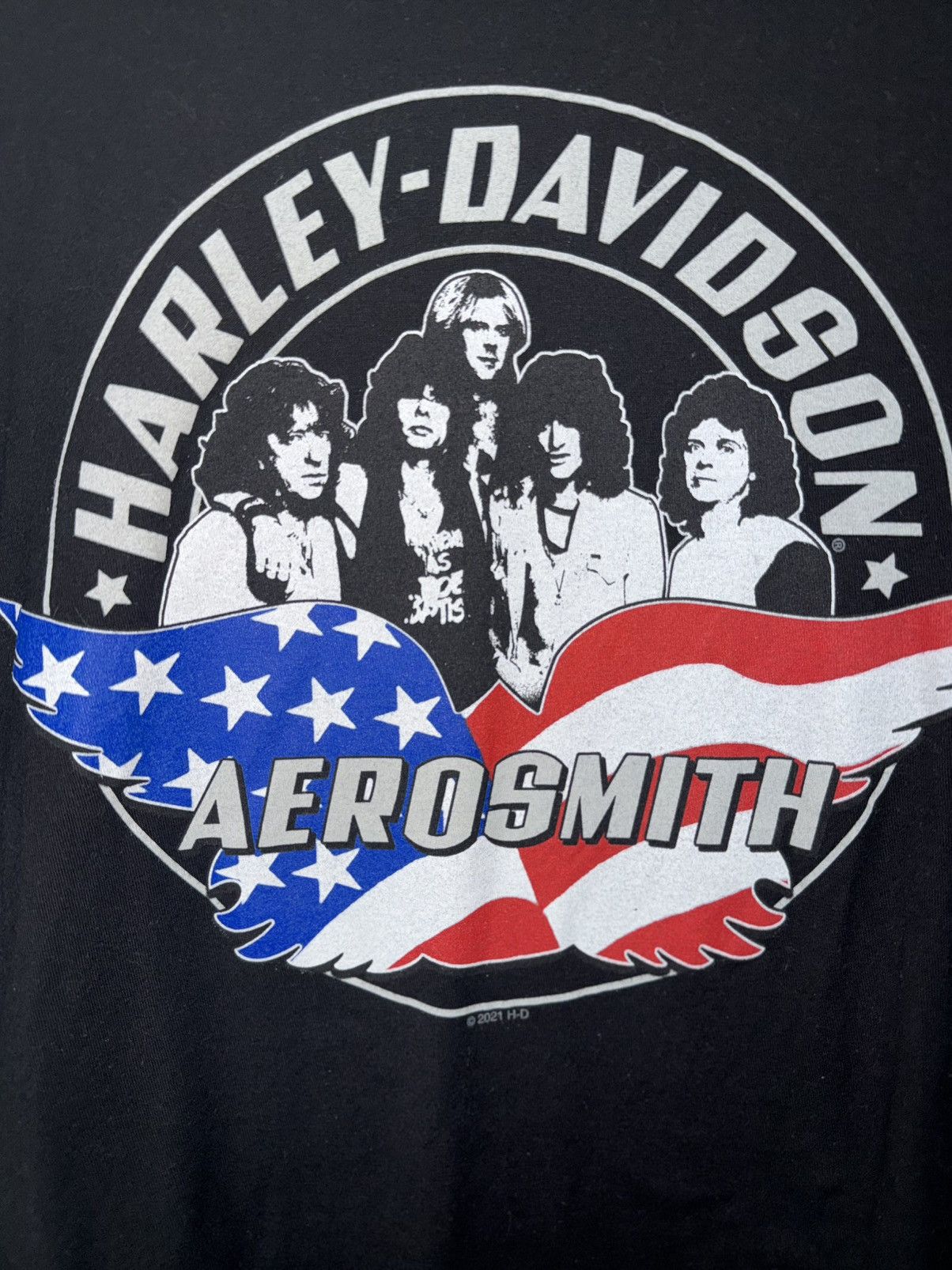 Harley Davidson Harley-Davidson x Aerosmith Collaboration Tee XXL-2021 Size US XXL / EU 58 / 5 - 2 Thumbnail