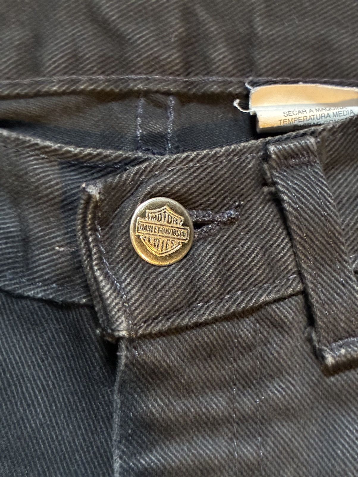 Harley Davidson Vintage Harley Davidson black denim Size US 32 / EU 48 - 4 Thumbnail