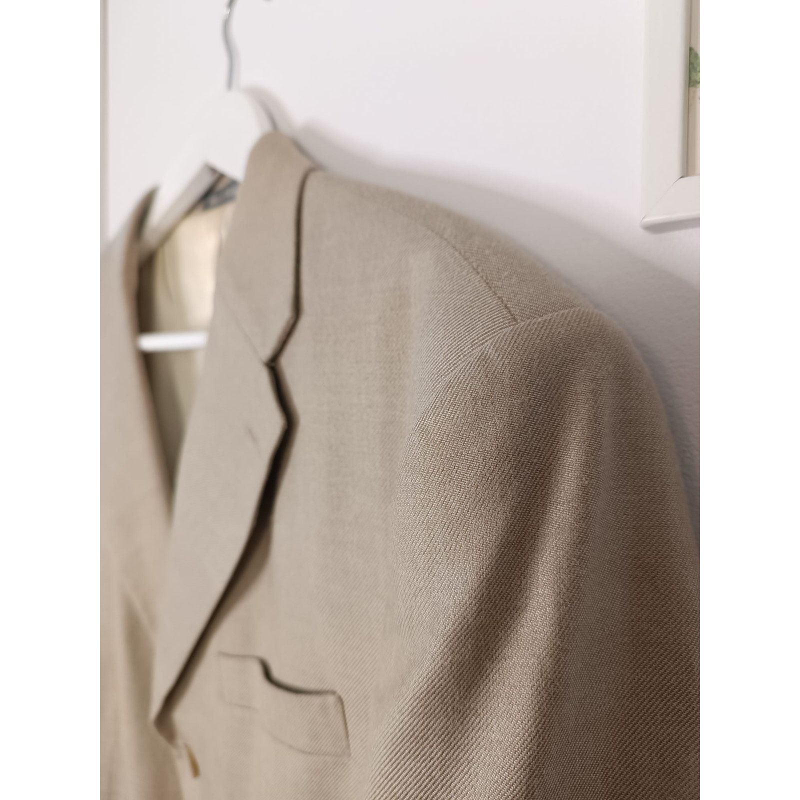 Oscar De La Renta Oscar De La Renta Men Vintage Blazer Suit Jacket Silk Wool Size 52R - 5 Thumbnail