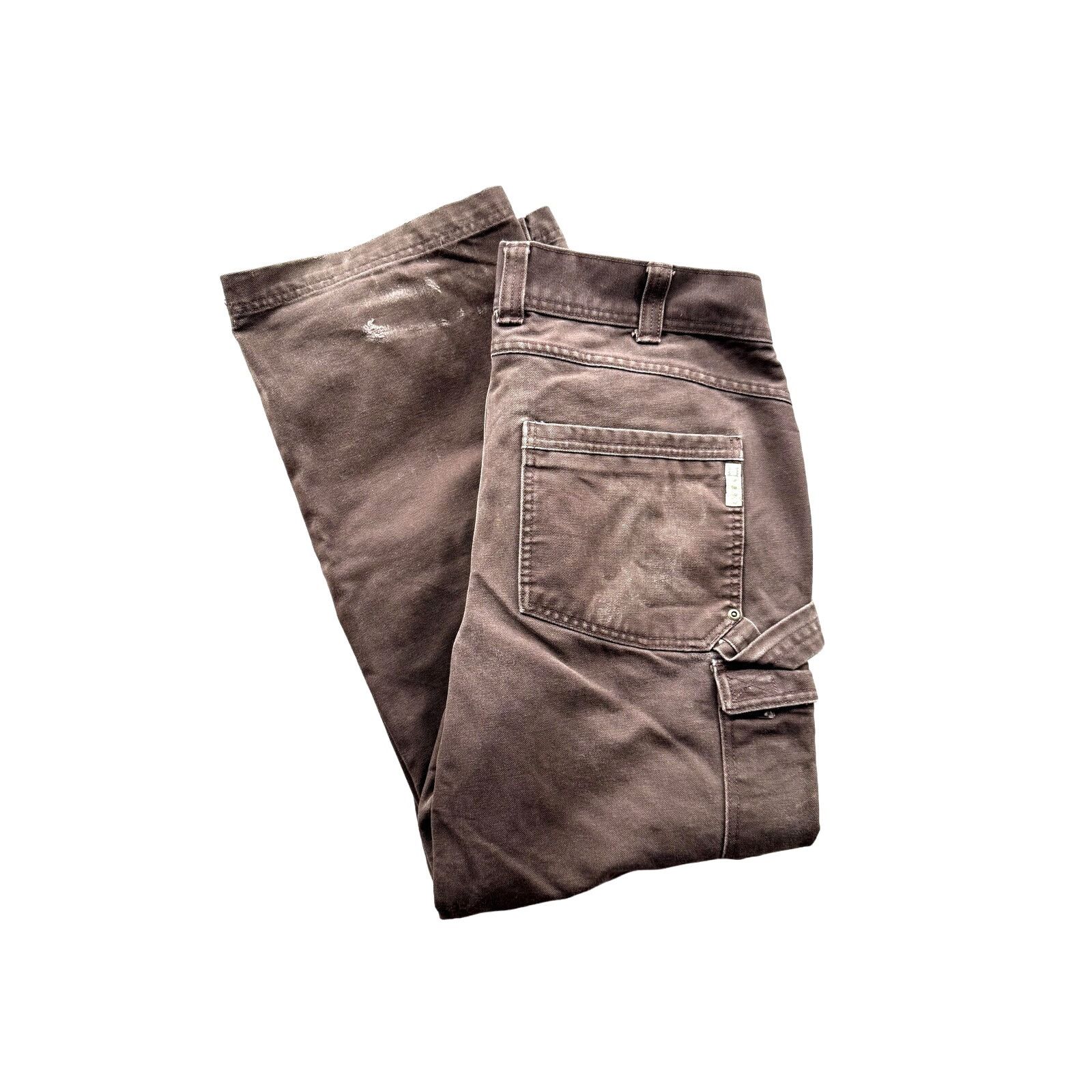 Cabelas × Vintage 2000's Cabela's Brown Double Knee Carpenter Cargo Pants Size US 36 / EU 52 - 1 Thumbnail