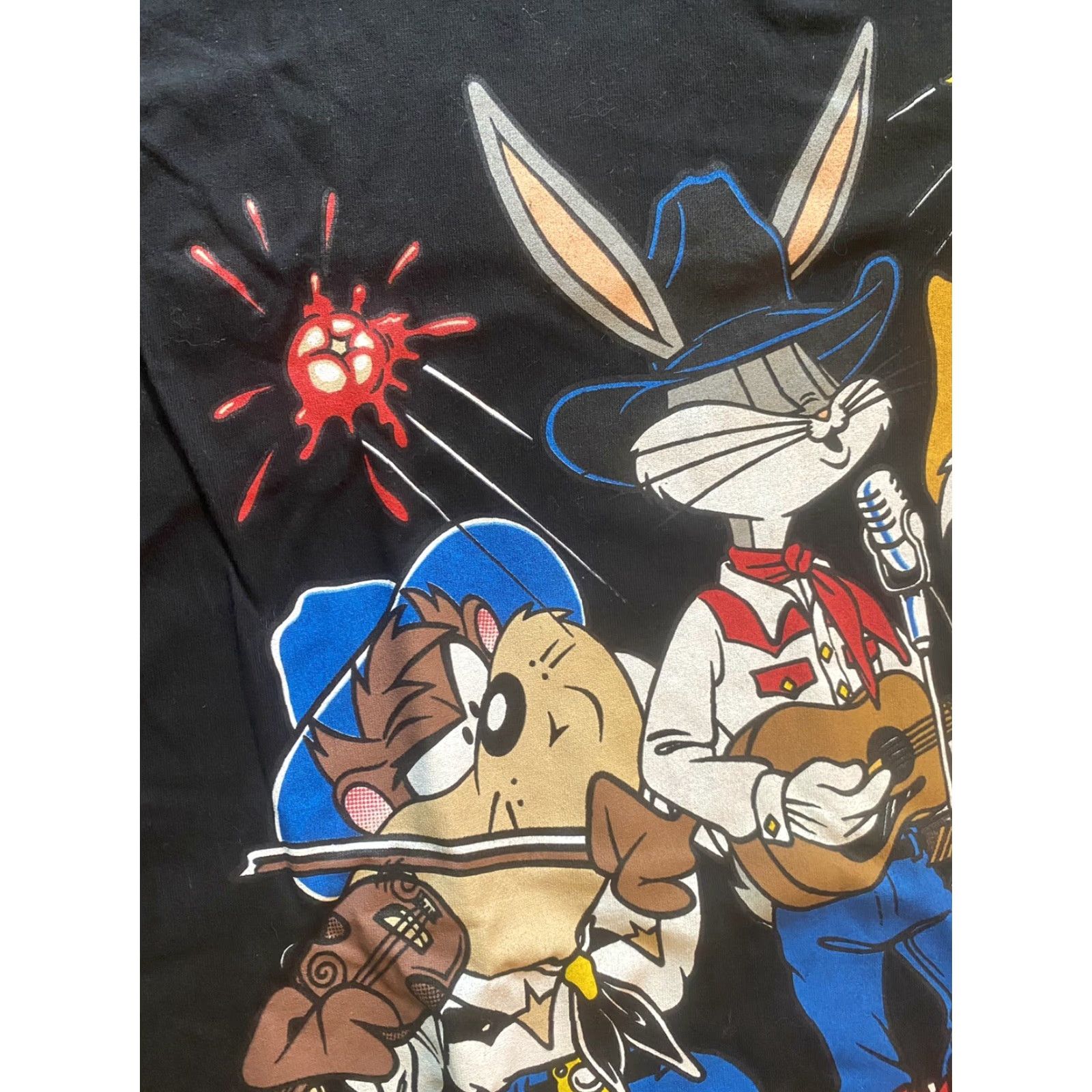 Vintage VINTAGE Warner Brothers Bugs Bunny Taz Sylvester Cat Shirt XL Men NOS Size US XL / EU 56 / 4 - 4 Thumbnail