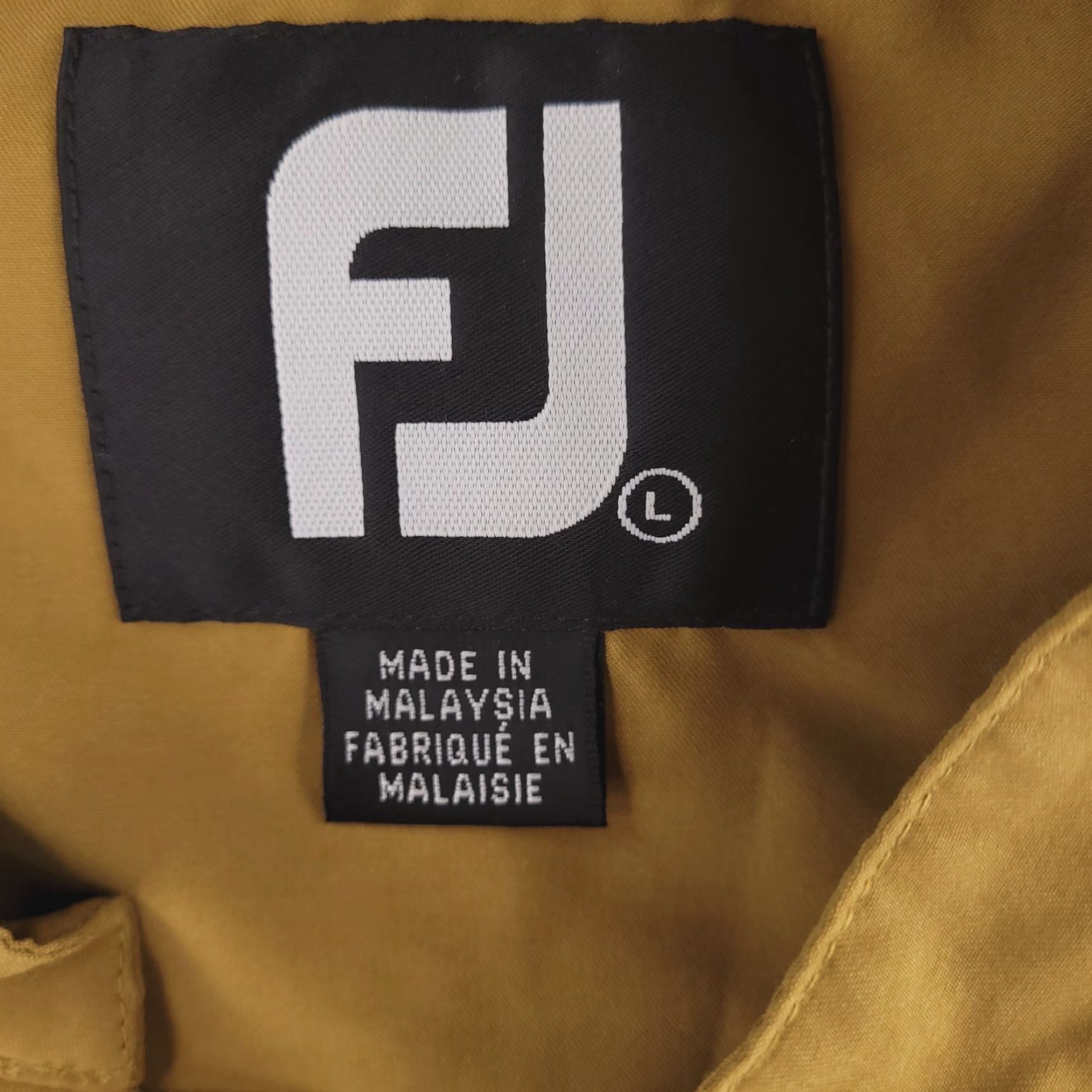 Footjoy FootJoy Jacket Mens Large Yellow Mustard Golf Windbreaker The Pines Size US L / EU 52-54 / 3 - 4 Thumbnail