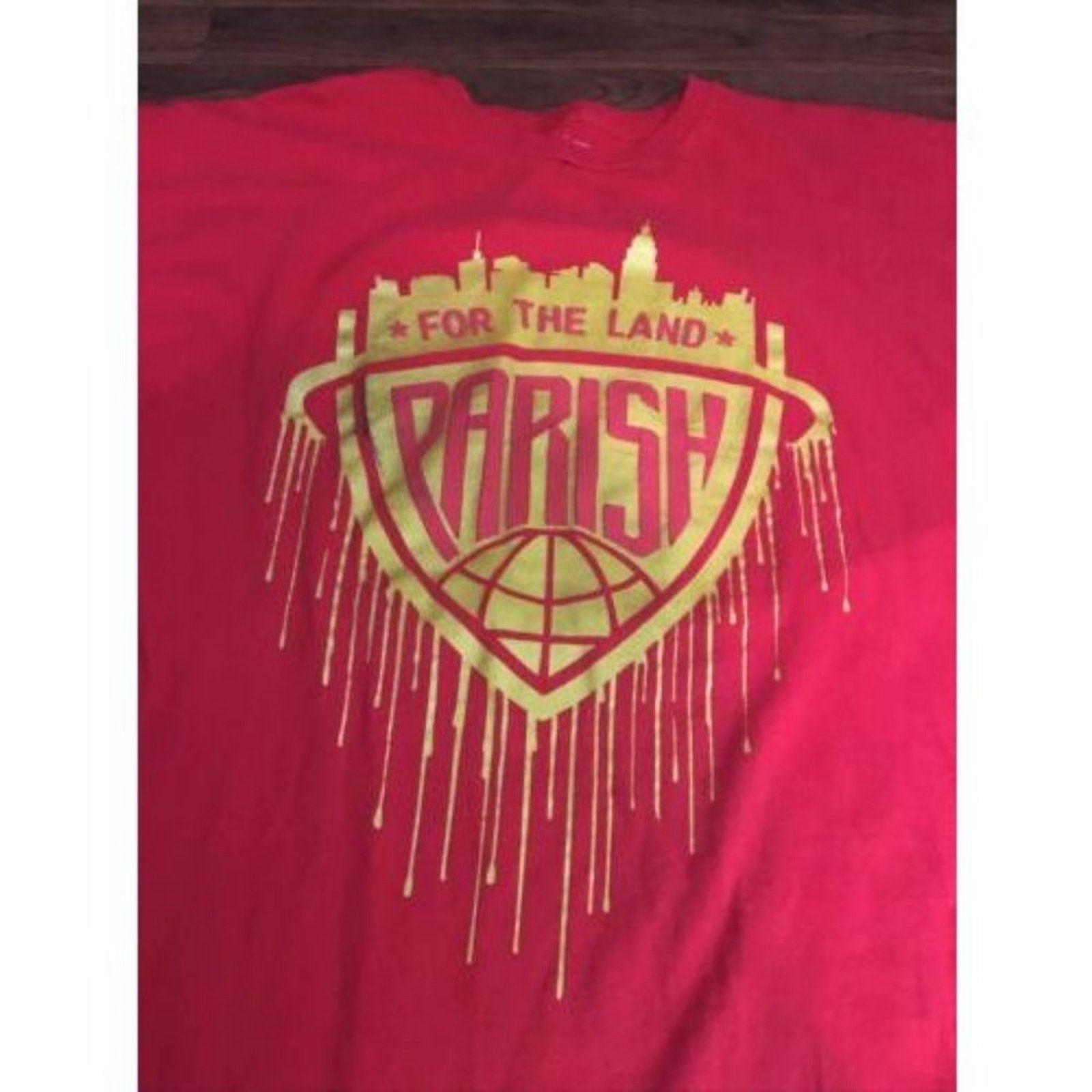 Parish Nation Parish Nation Mens T-Shirt3XL Red “For The Land “ Size US XXL / EU 58 / 5 - 1 Thumbnail