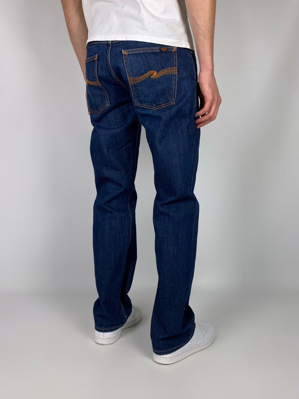 Nudie Jeans Straight Sven Redline Dry Selvedge Denim Pants
