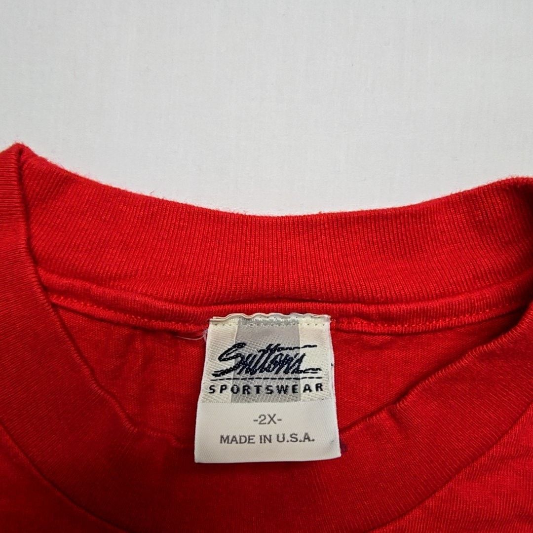 Vintage Vintage Alaska Bear Shirt Red 2XL Sutton Animal Graphic Tee Size US XL / EU 56 / 4 - 4 Thumbnail
