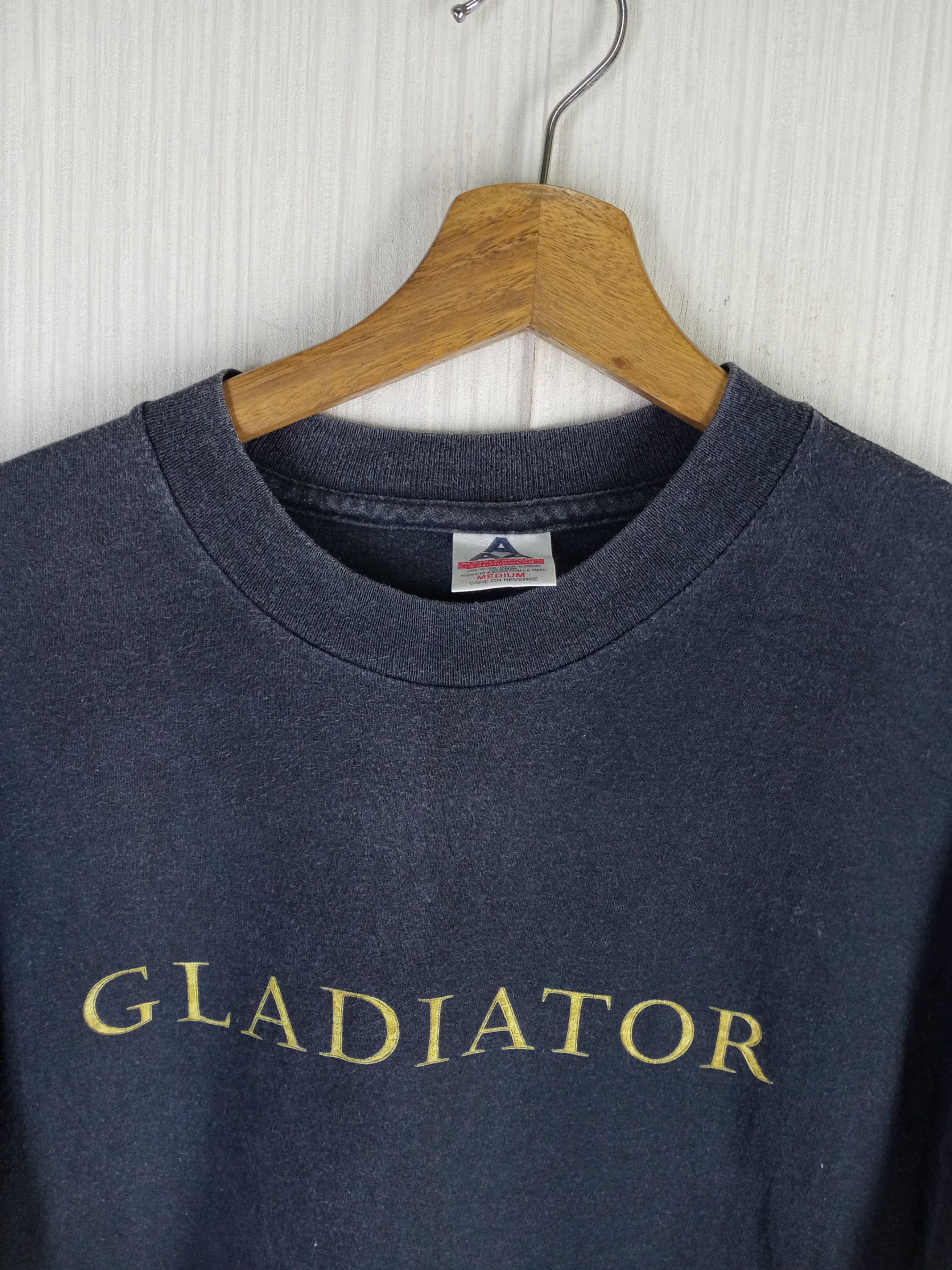 Vintage Rare Vintage 2000 Gladiator Epic Historical Movie Tee Size US M / EU 48-50 / 2 - 6 Thumbnail