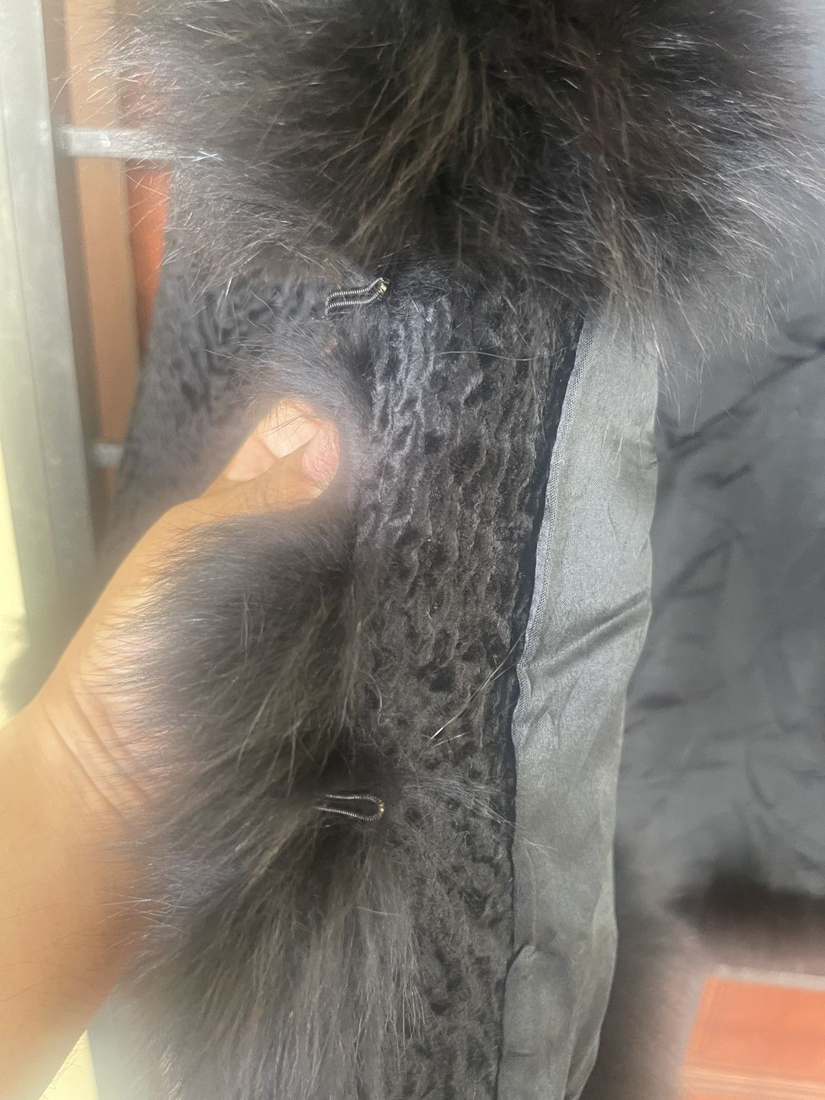 Designer × Japanese Brand × Vintage Very rare ALL BLACK FUR SHOULDER CAPE from FIANCESSE FUR Size ONE SIZE - 10 Thumbnail