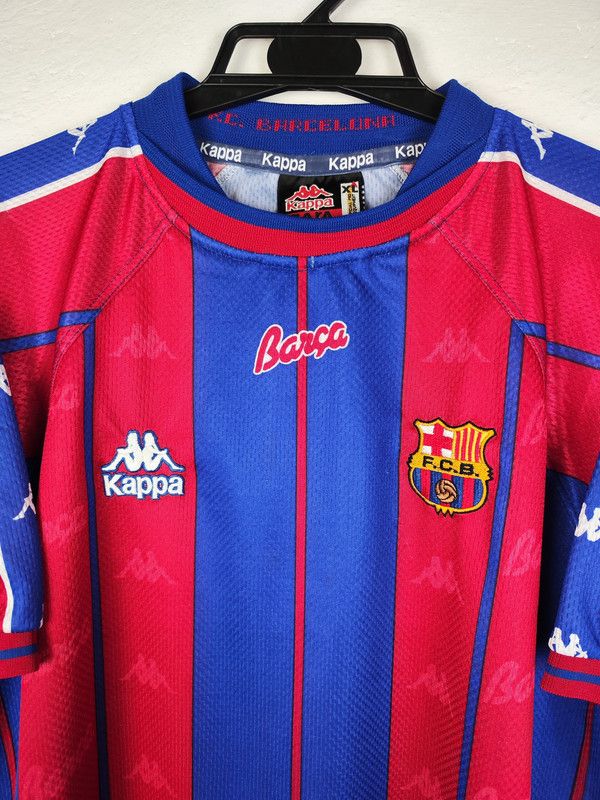 Kappa × Vintage Kappa FC Barcelona 1997/98 Home Shirt Size US XL / EU 56 / 4 - 3 Thumbnail