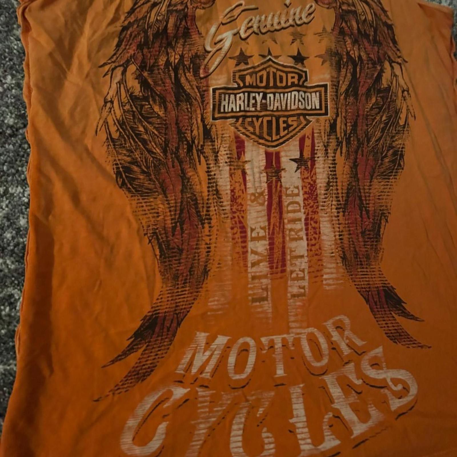 Harley Davidson Vintage Harley-Davidson Women's Tank Black Widow Edition Size L / US 10 / IT 46 - 7 Thumbnail