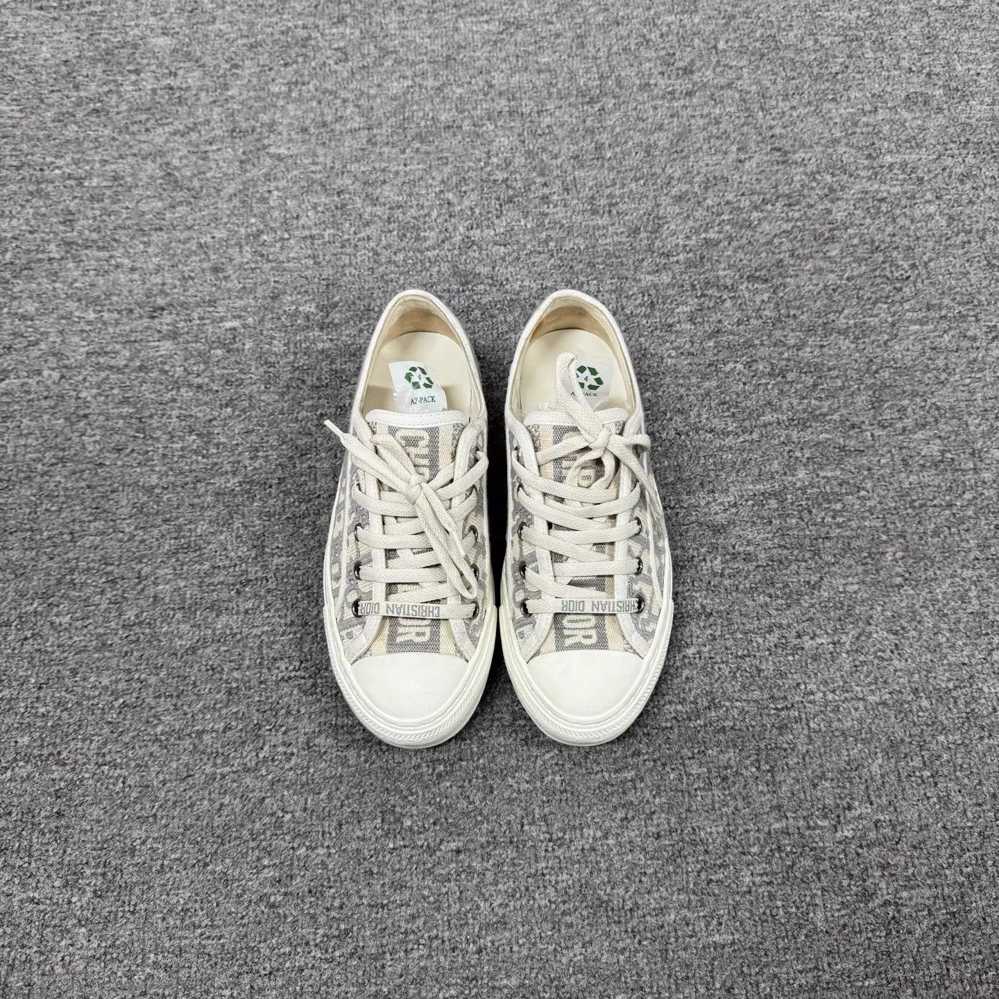 Dior Dior Oblique Print Logo Platform Canvas Sneaker Size US 5 / IT 35 - 3 Thumbnail