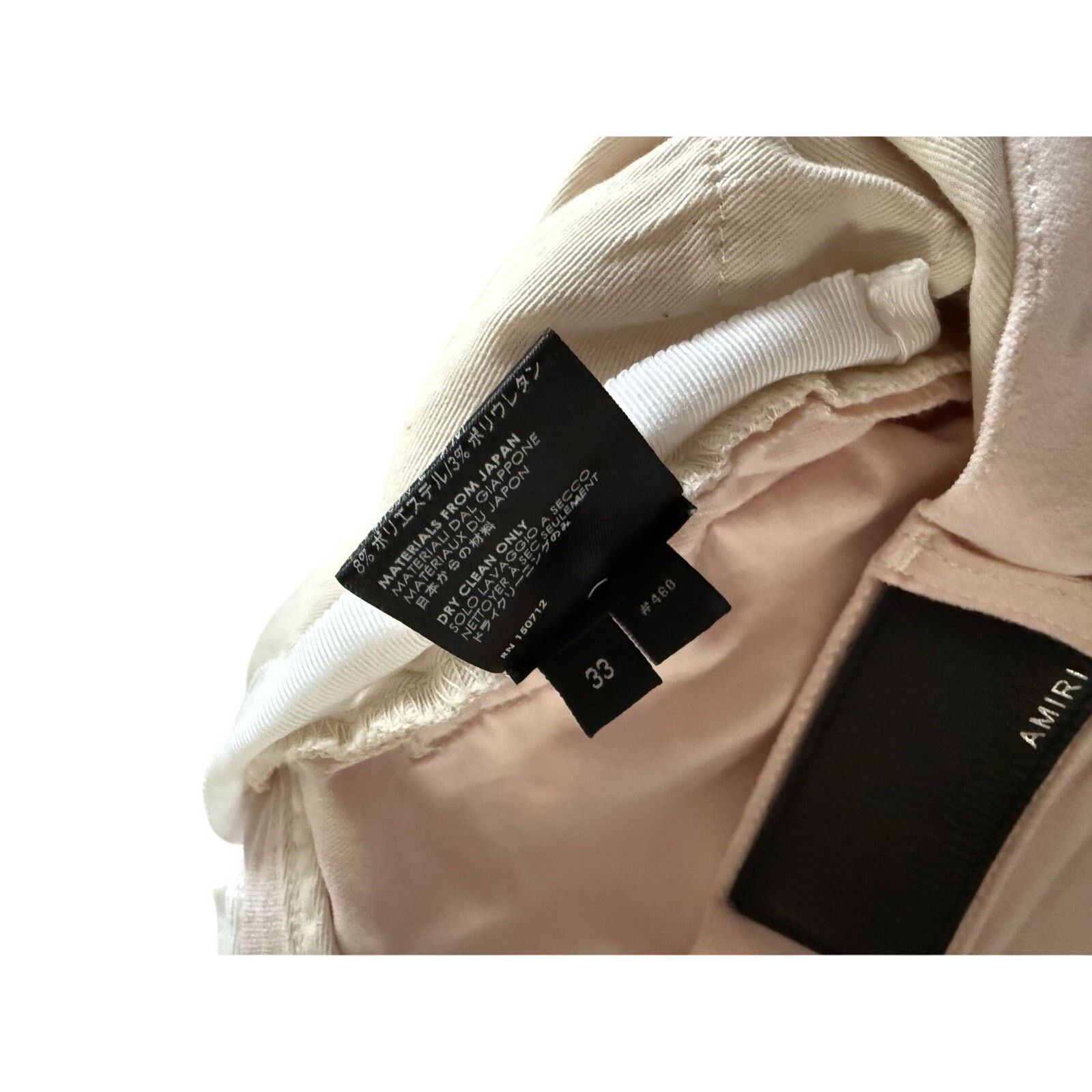 Amiri Amiri Pink Satin Jeans Size US 33 - 6 Thumbnail
