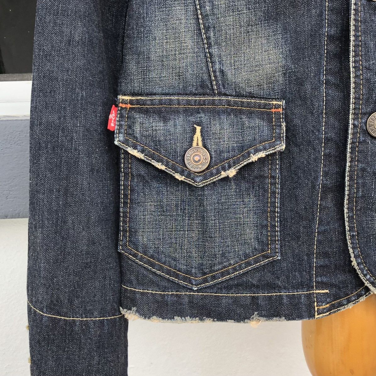 Levi's Vintage Levis Redloop Women Denim Trucker Jacket Size S / US 4 / IT 40 - 3 Thumbnail