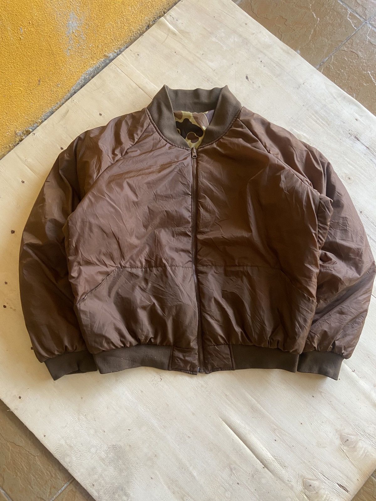 Vintage Vintage Columbia Duck Camo Reversible Puffer Hunting Jacket Size US XL / EU 56 / 4 - 10 Thumbnail