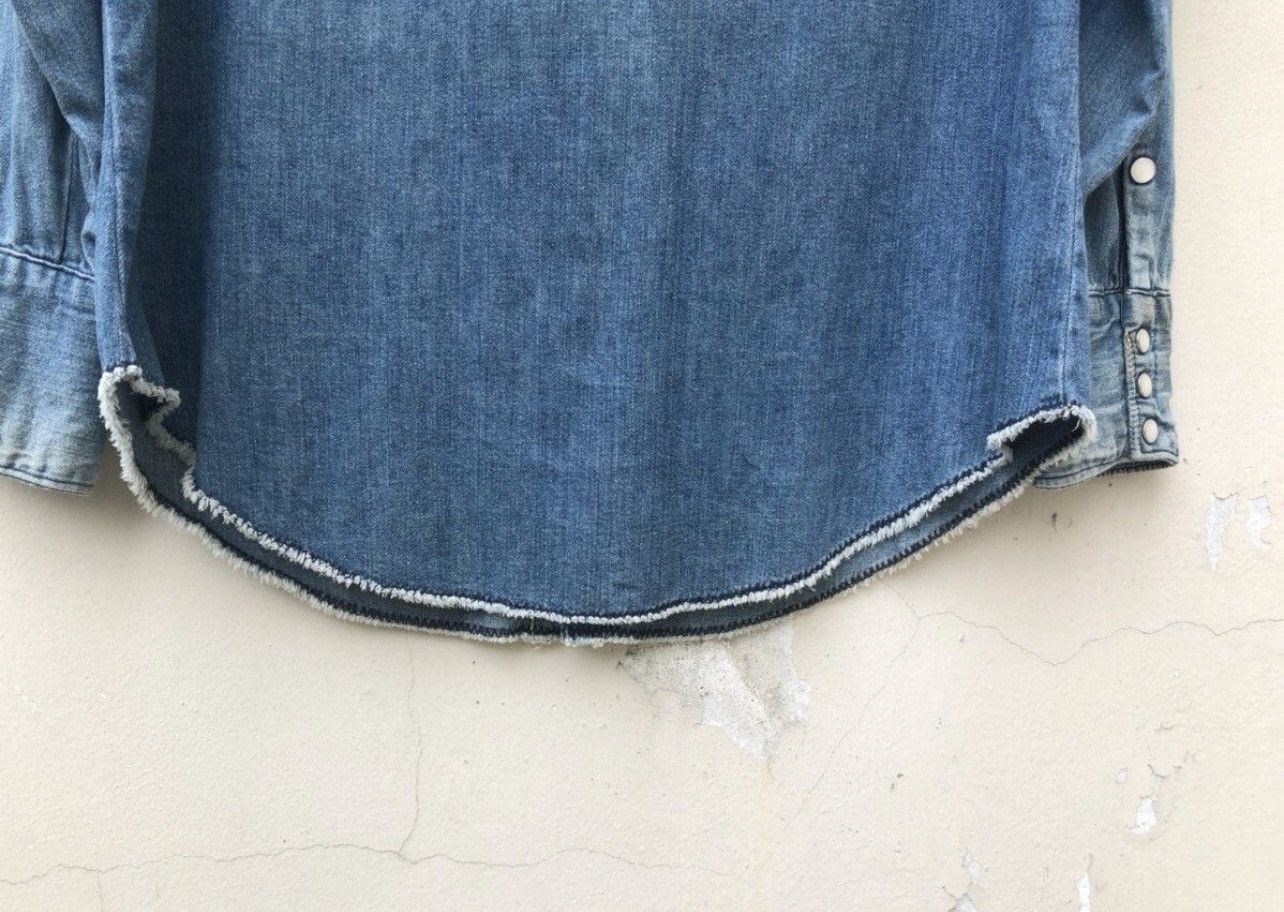 Blue Blue Japan Vintage Blue Blue Japan Mud Wash Denim Western Shirt Size US S / EU 44-46 / 1 - 16 Thumbnail