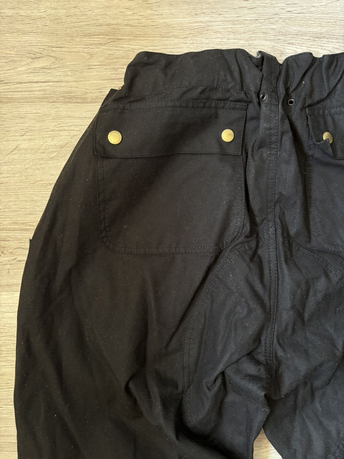 Barbour Barbour Bike Trousers C34 86cm Waxed Cotton Biker Pants Size US 34 / EU 50 - 15 Thumbnail