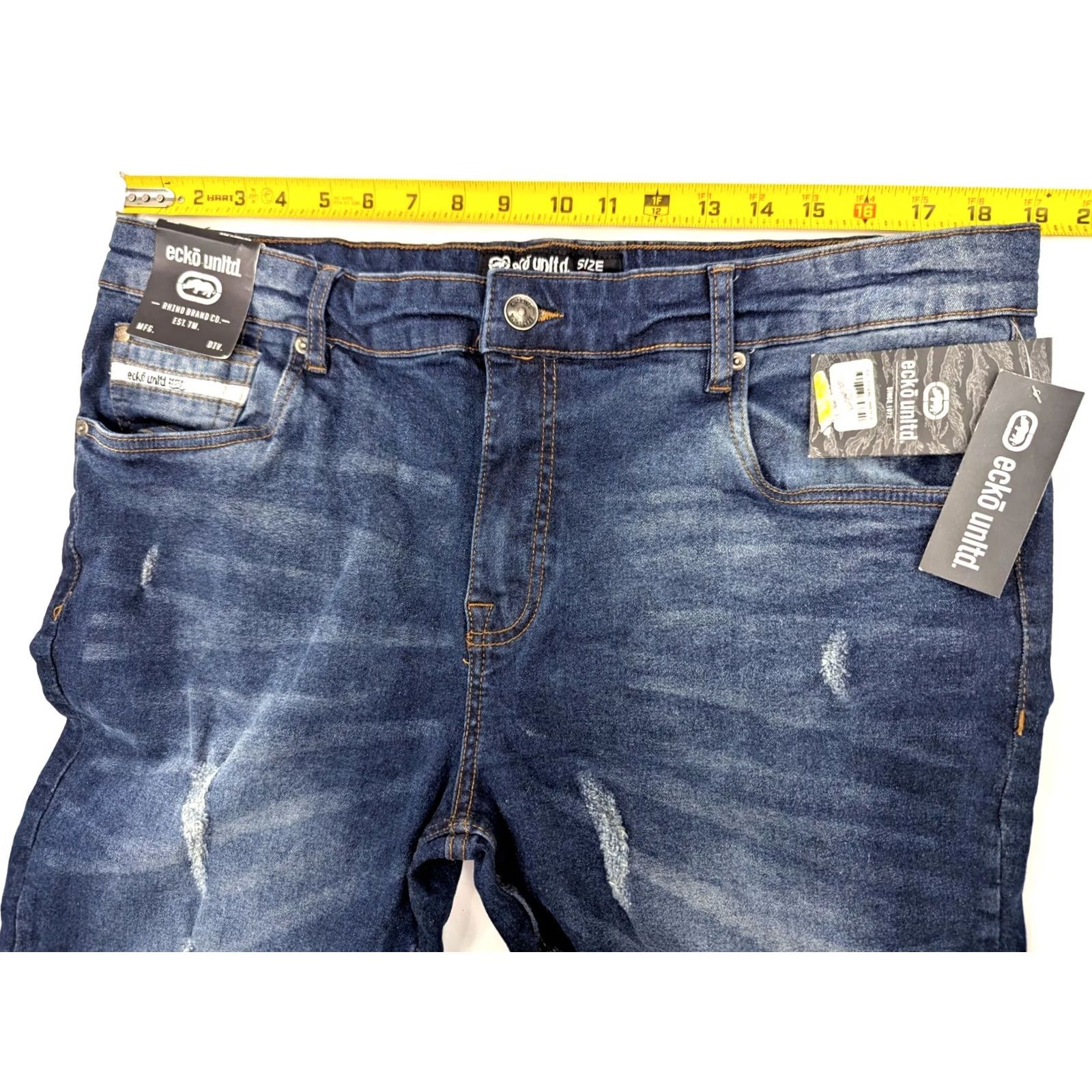 Ecko Unltd. VTG Ecko Unltd Jeans Shirt Distressed Boy? Size US 38 / EU 54 - 6 Thumbnail