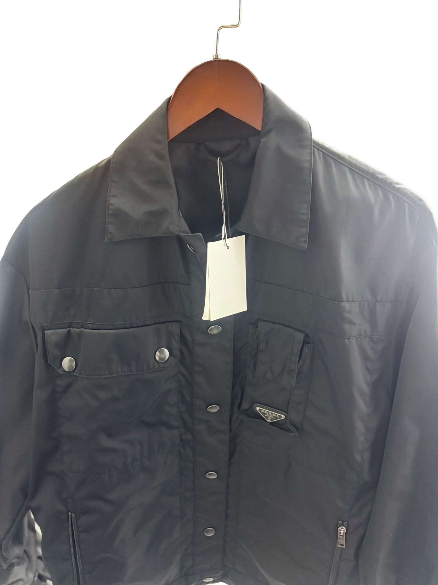 Prada Prada Re-Nylon Triangle Logo Jacket IT 36 Size XS / US 0-2 / IT 36-38 - 1 Thumbnail