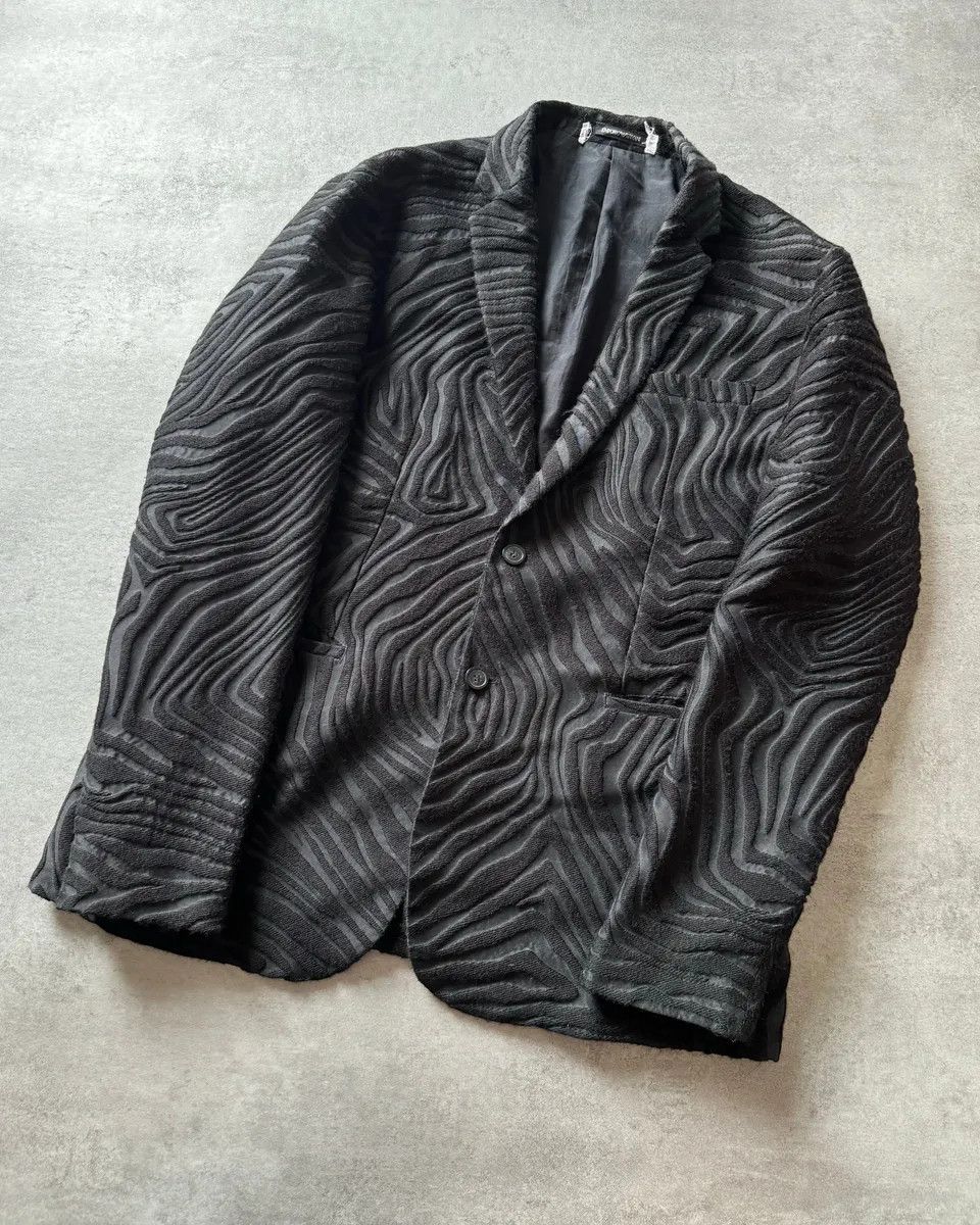 Emporio Armani AW2019 Emporio Armani Psychadelic Brut 3D Blazer Size 44R - 10 Thumbnail
