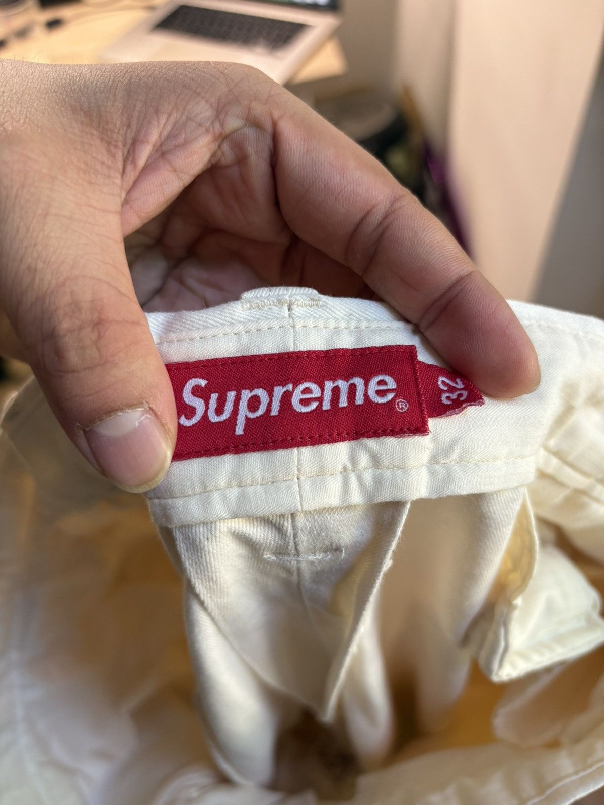 Supreme Rare Supreme Cream Sexy Woman Riding Supreme Logo - W32 Size US 32 / EU 48 - 9 Thumbnail